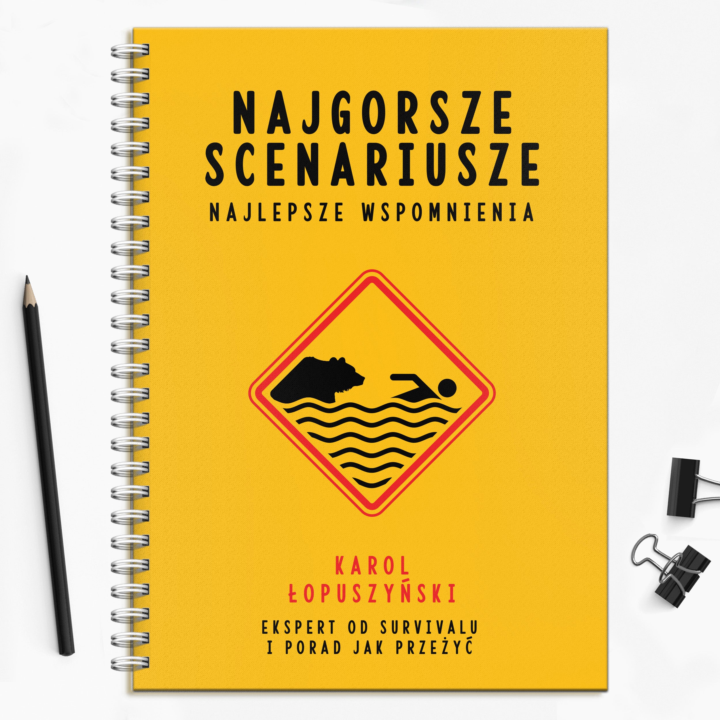 Personalizowany notatnik - prezent dla survivalowca