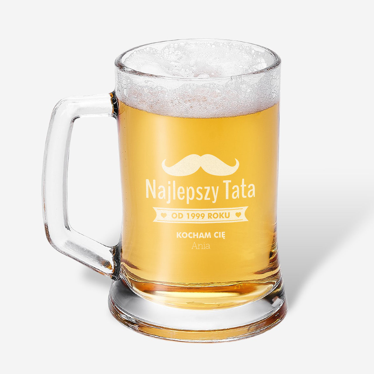 Grawerowany kufel dla taty kufel dla taty prezent dla taty dzień ojca kufel