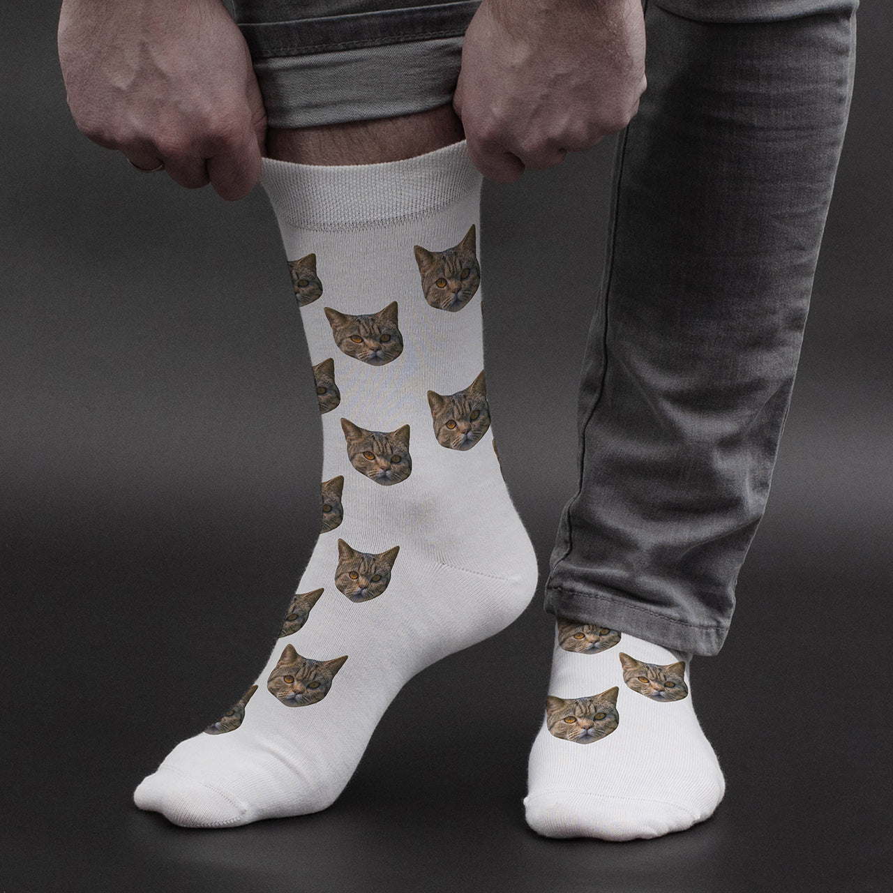 Skarpetki z Twoim kotkiem 42-45