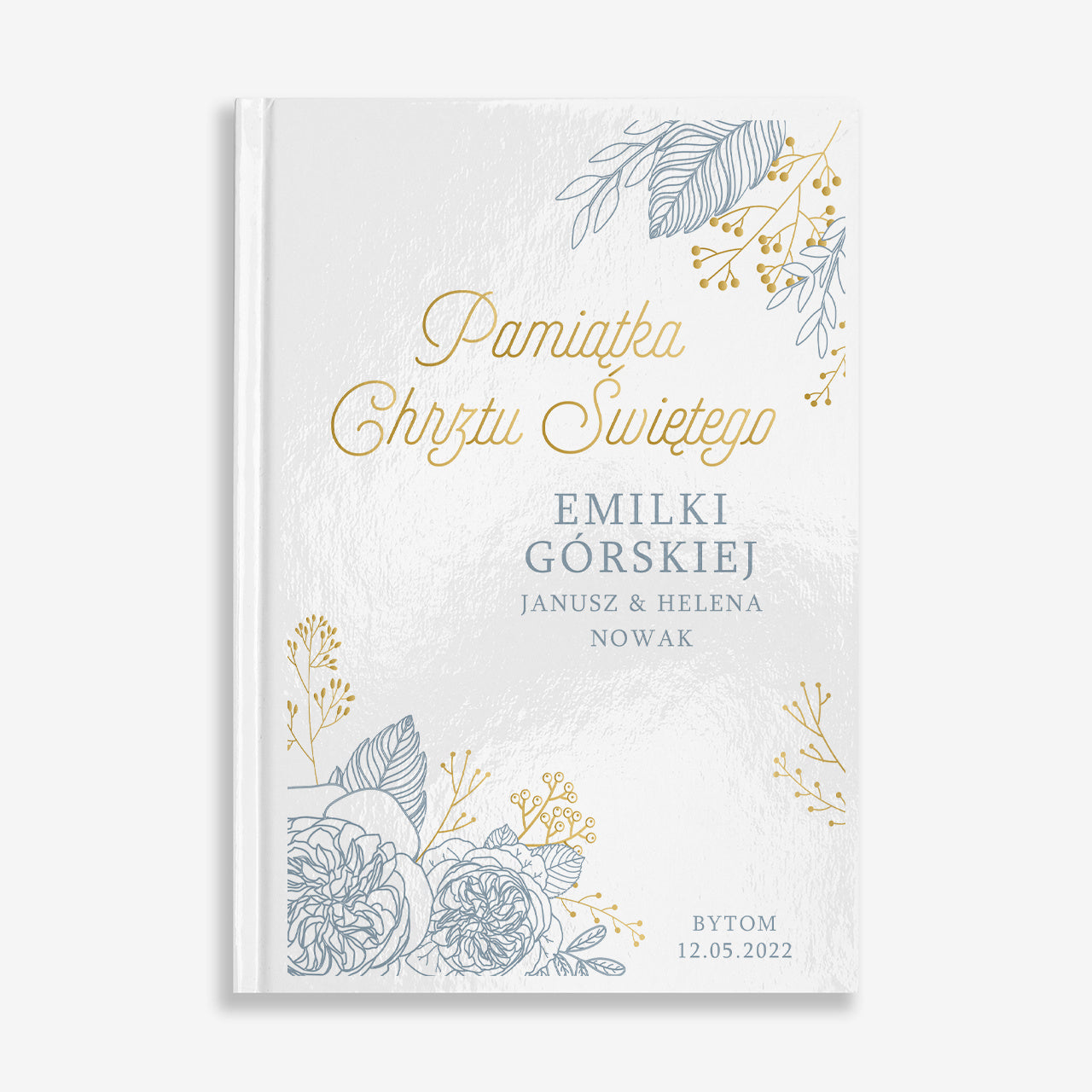 Personalizowana biblia dziecięca - prezent dla chrześniaka na Chrzest biblia na Chrzest pamiątka Chrztu
