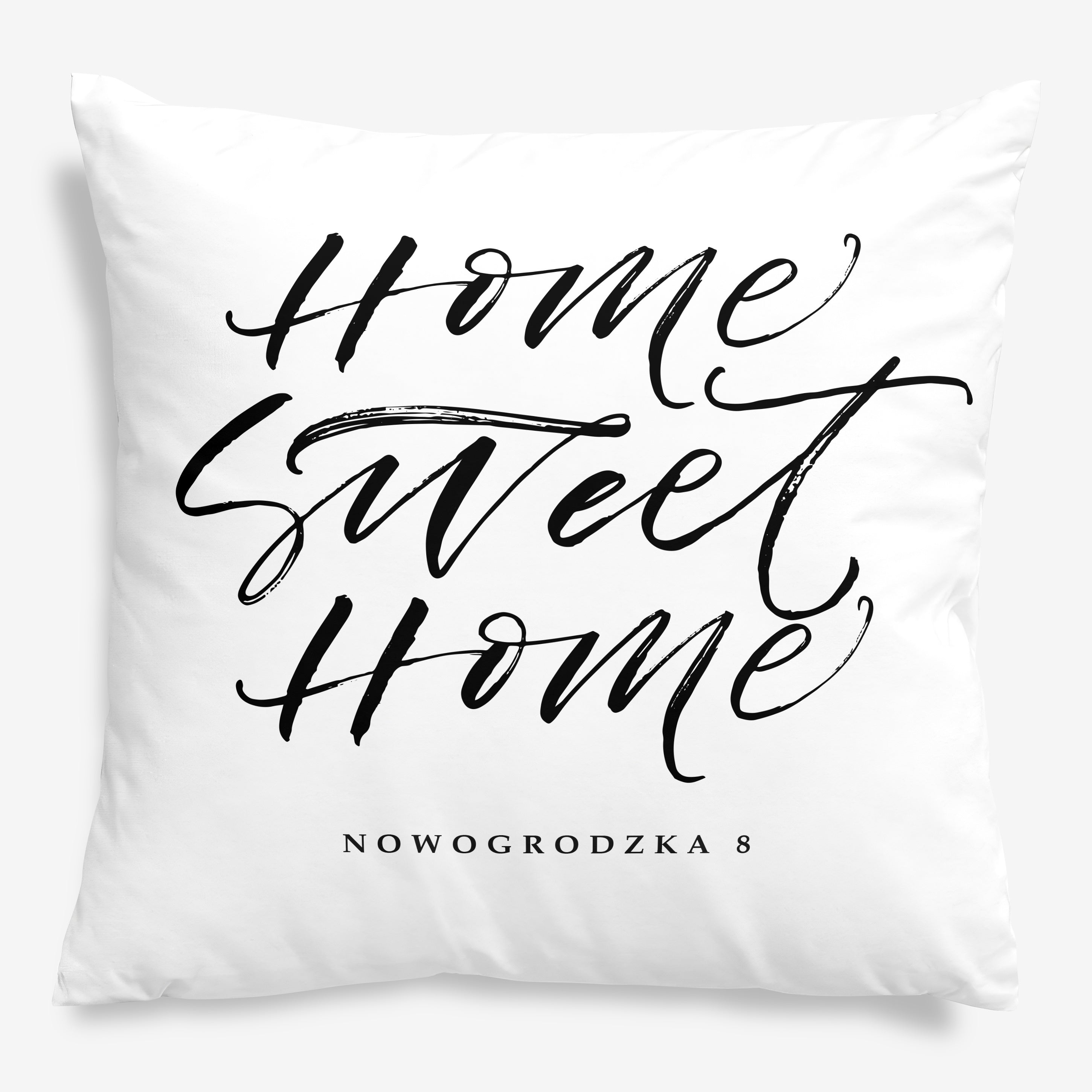 Dekoracyjna poduszka - prezent do nowego domu poduszka dekoracyjna prezent na nowy dom personalizowana poduszka