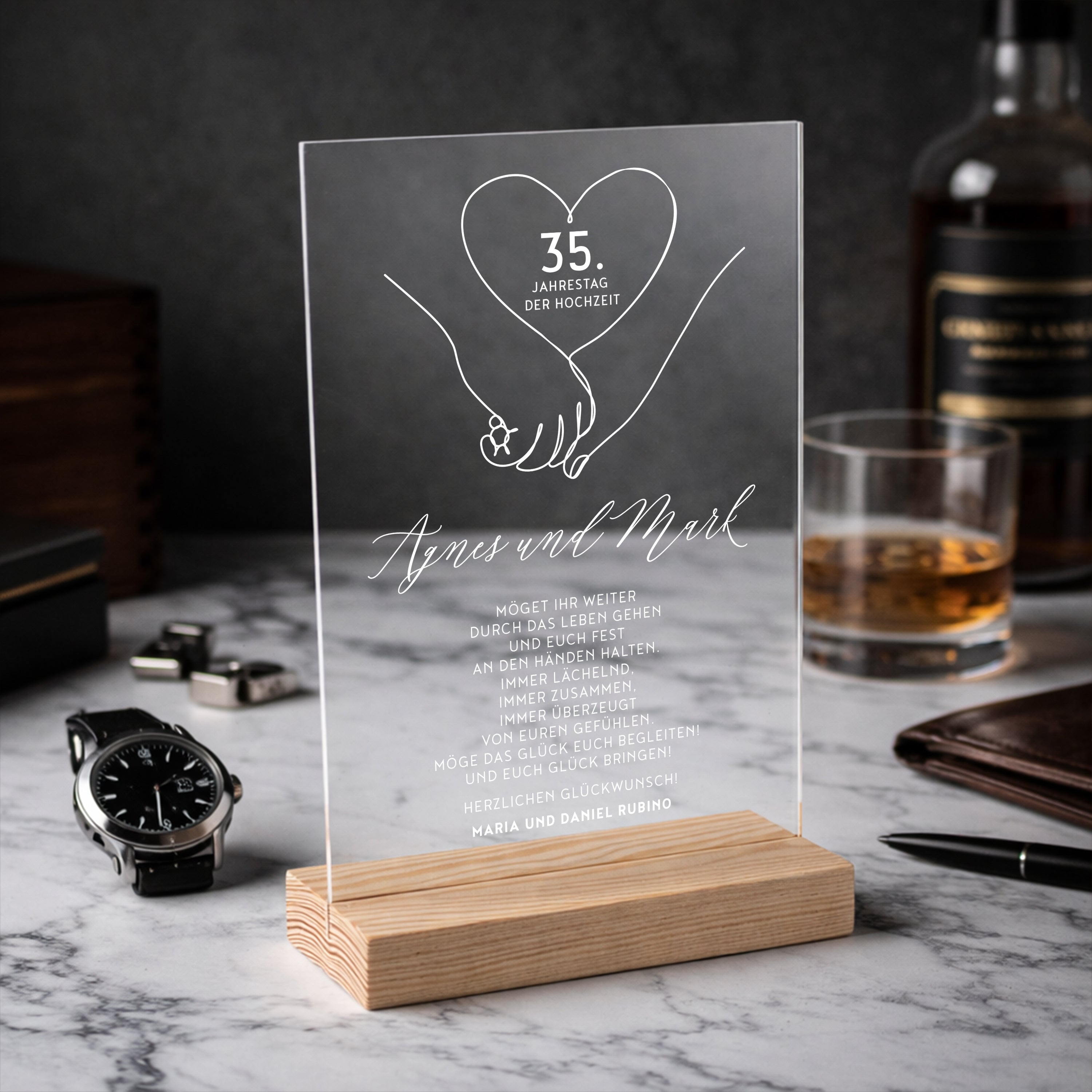 Statuette zum Hochzeitstag Gemeinsam durchs Leben