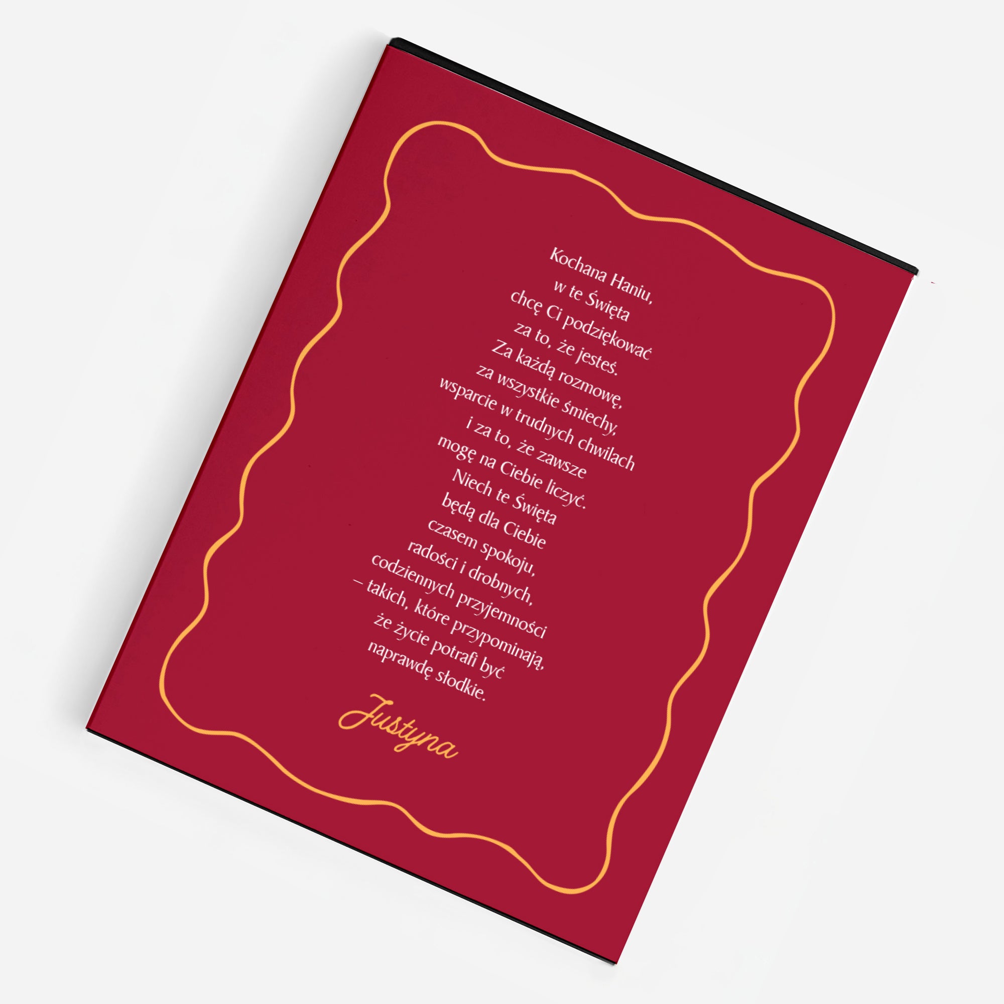 Świąteczne czekoladki ze zdjęciami - prezent dla przyjaciółki