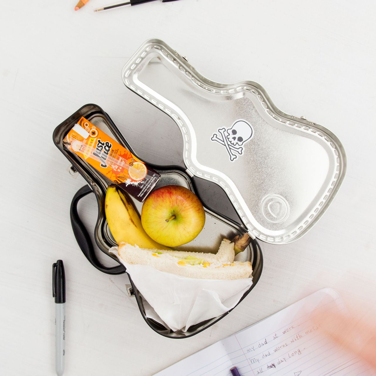 Oryginalny lunchbox dla nastolatka - rockstar