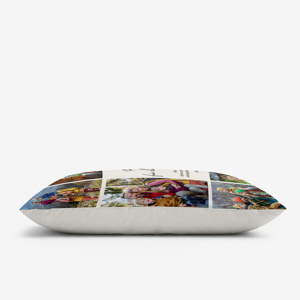Personalisiertes KOLLAGE-Kissen - ein Geschenk mit Fotos