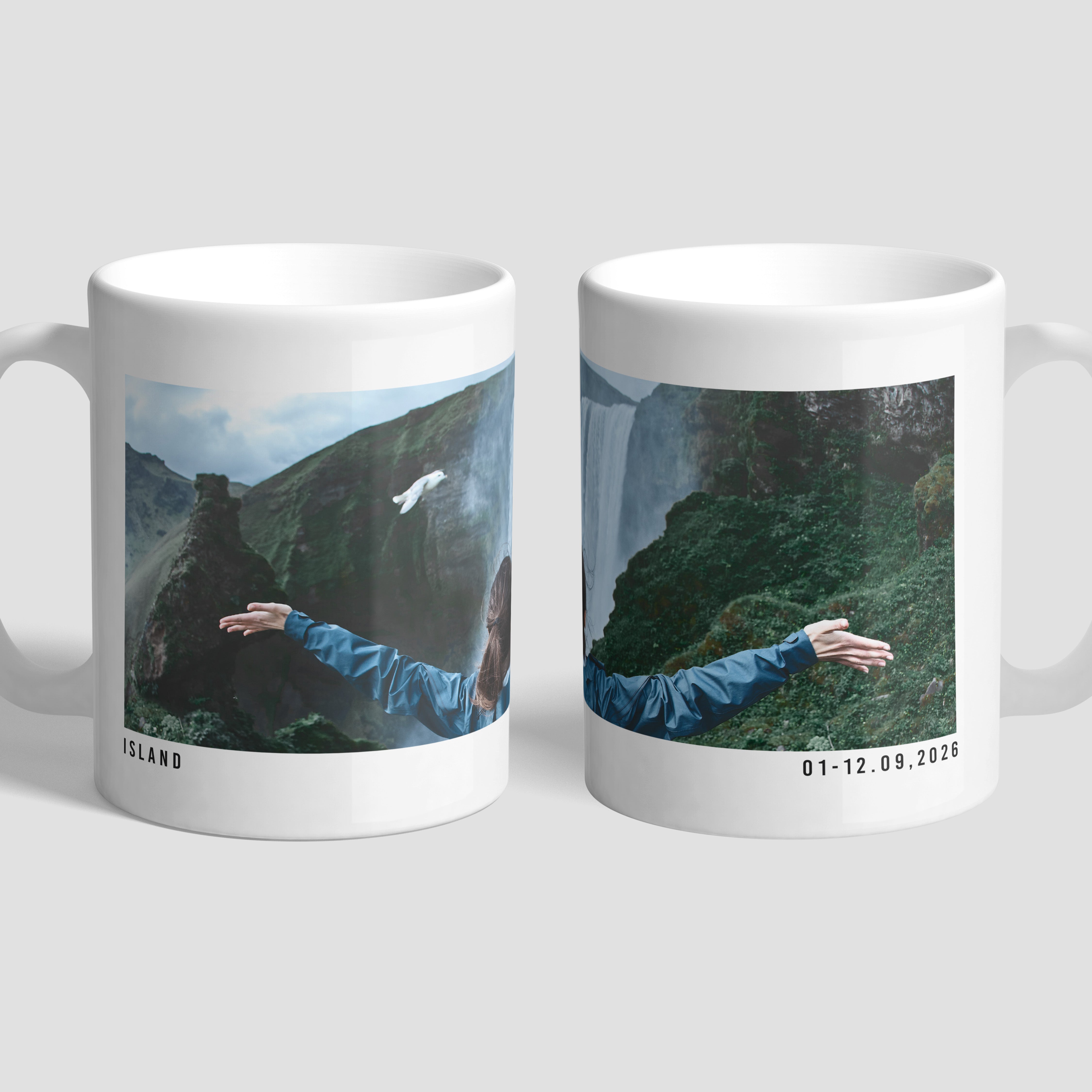 Bedruckte Tasse ANDENKEN Geschenk mit Foto
