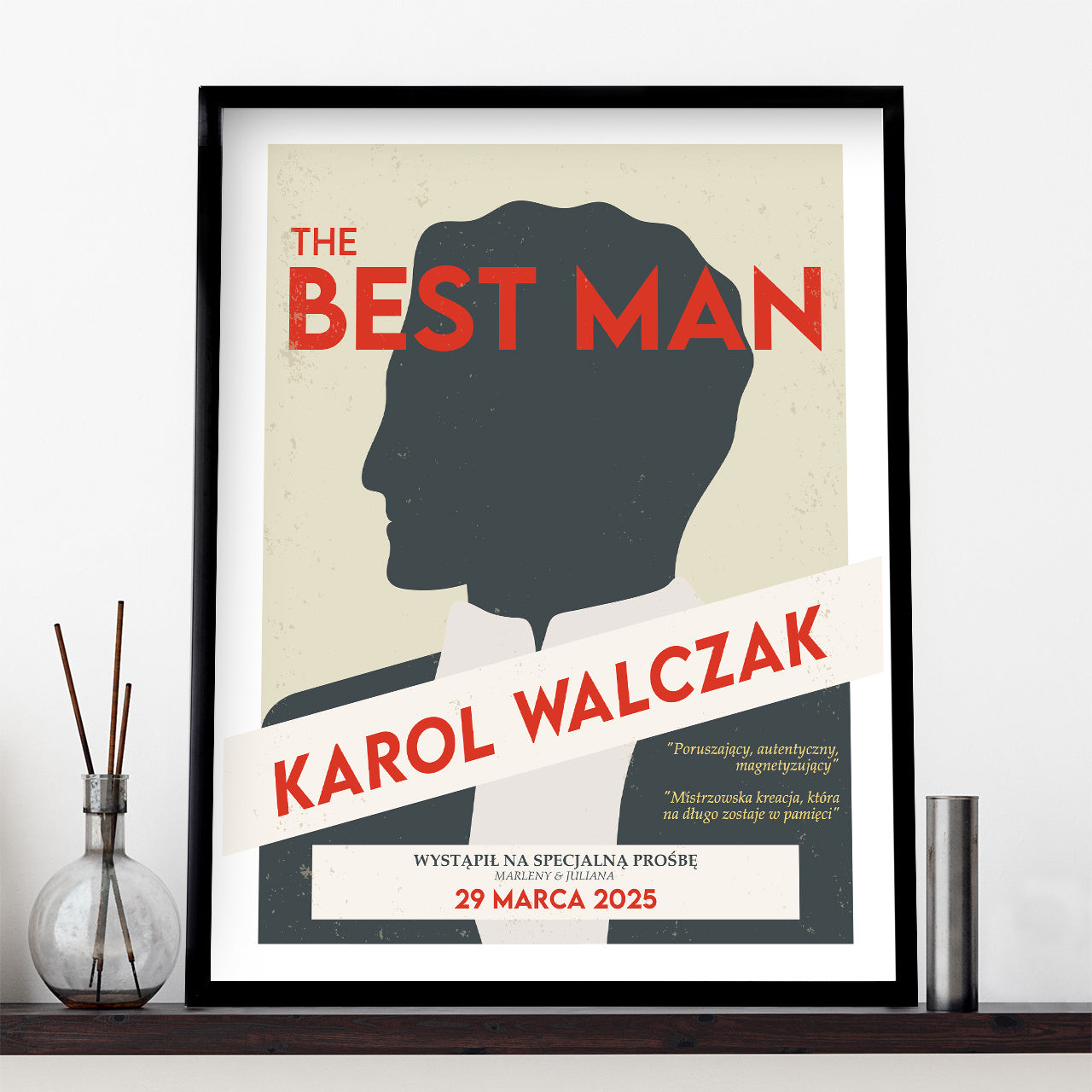 Plakat na podziękowanie dla świadka