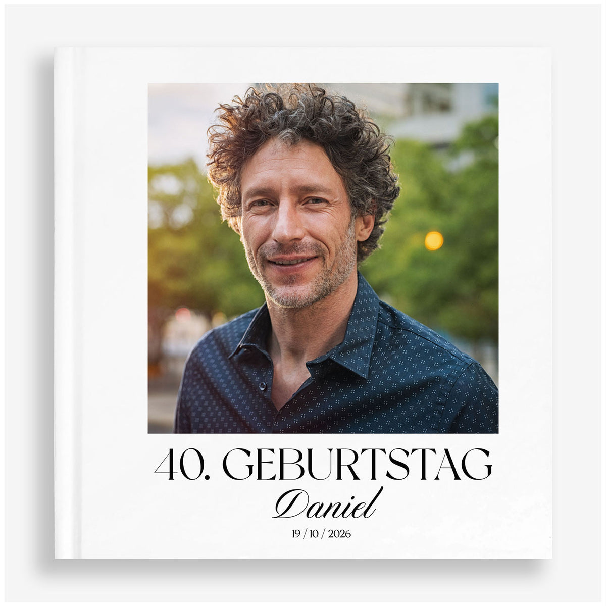 Gästebuch zum 40. Geburtstag MIT FOTO