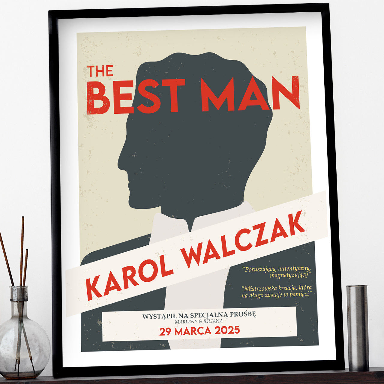 Plakat na podziękowanie dla świadka