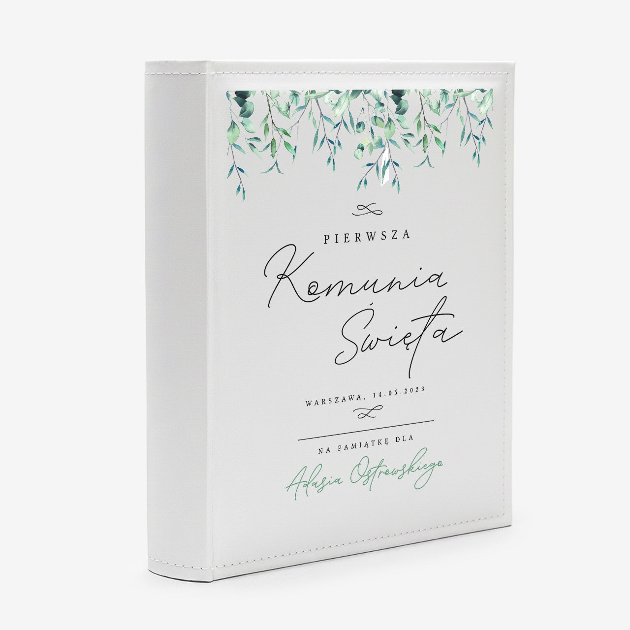 Personalizowany album na prezent na Komunię album komunijny prezent na pierwszą komunię świętą