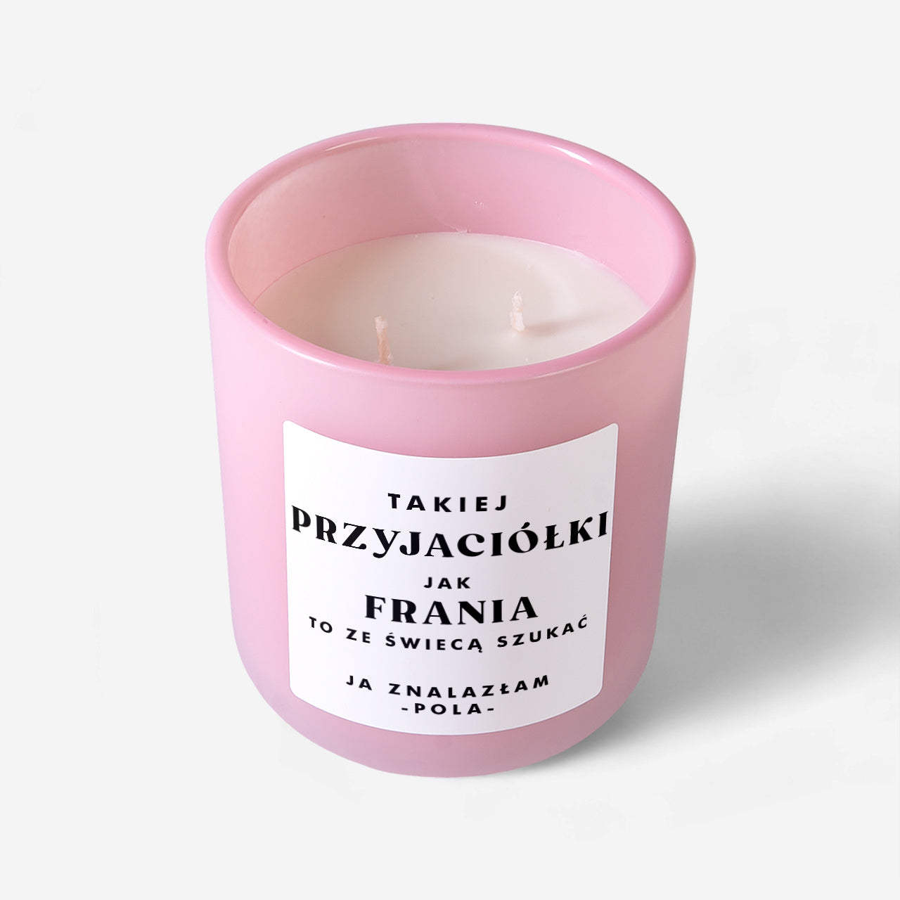 Świeca dla przyjaciółki - podziękowanie dla przyjaciółki świeca sojowa zapachowa prezent dla przyjaciółki 