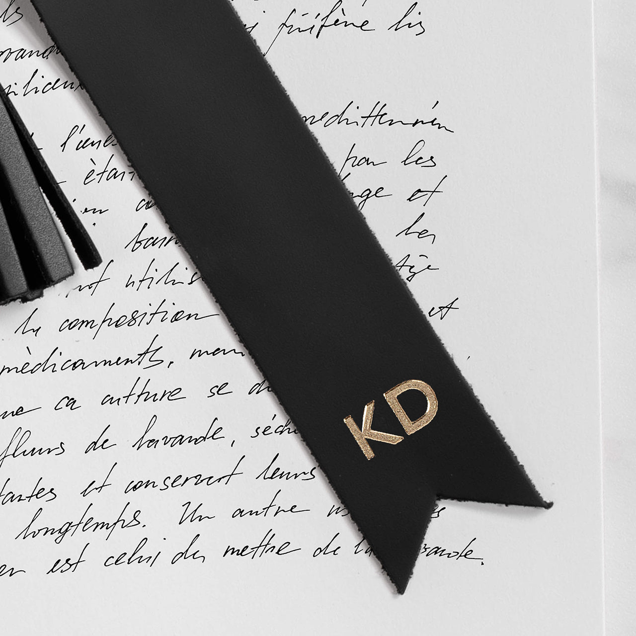 Oryginalna zakładka do książki z inicjałami - elegancki prezent