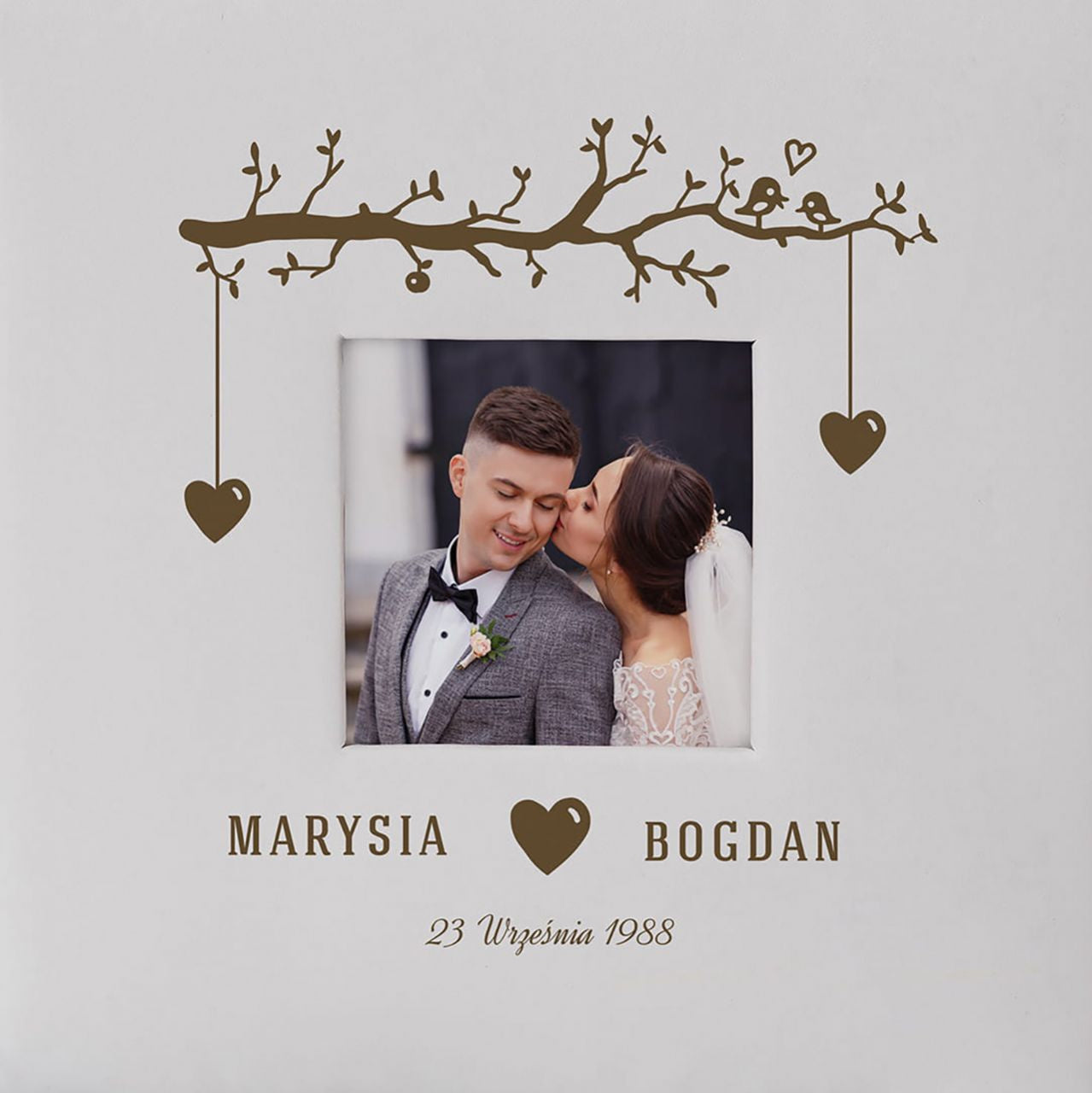Personalizowany album na Rocznicę Ślubu album na zdjęcia prezent dla pary album fotograficzny