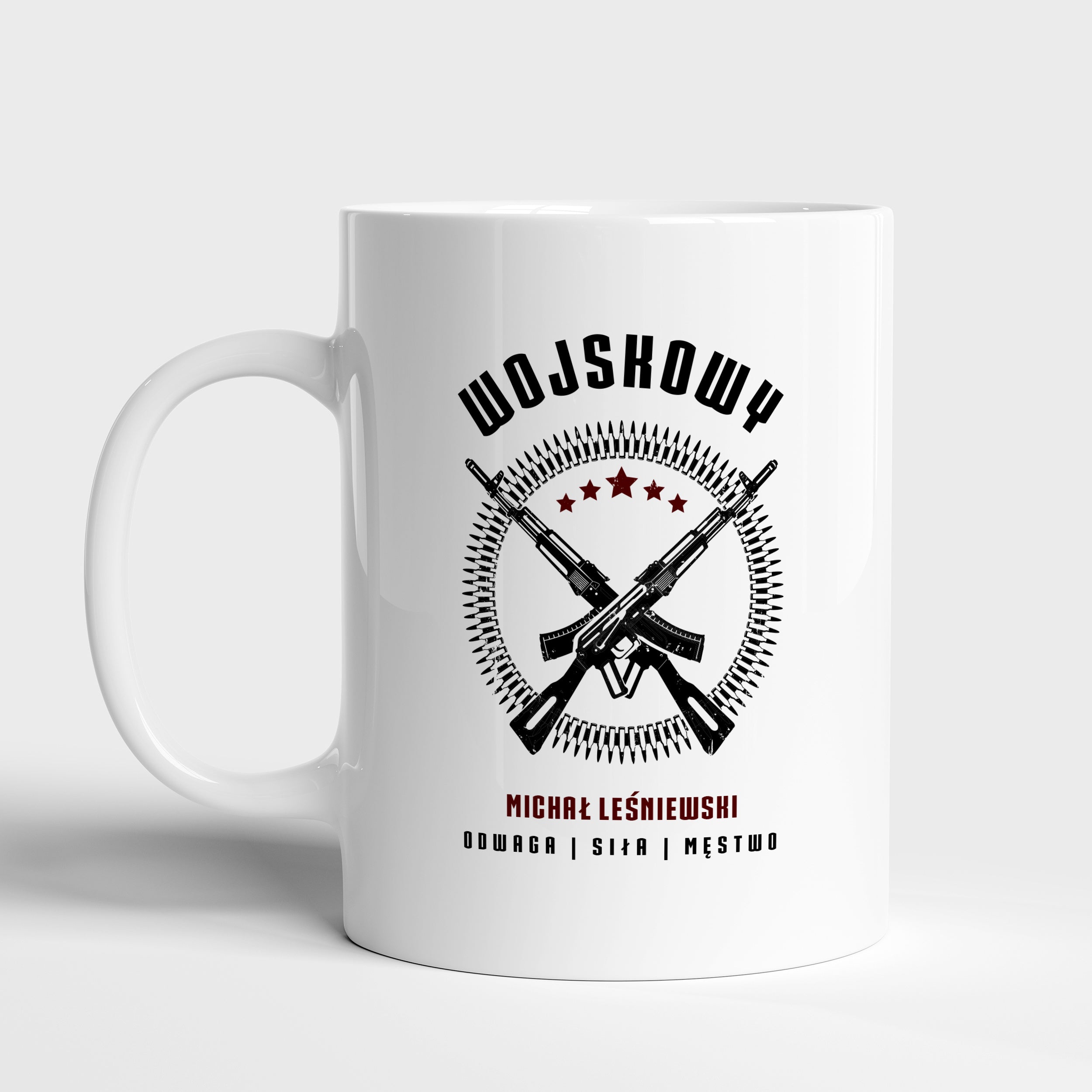 Personalizowany kubek dla żołnierza - Wojskowy kubek personalizowany prezent dla żołnierza prezent dla wojskowego