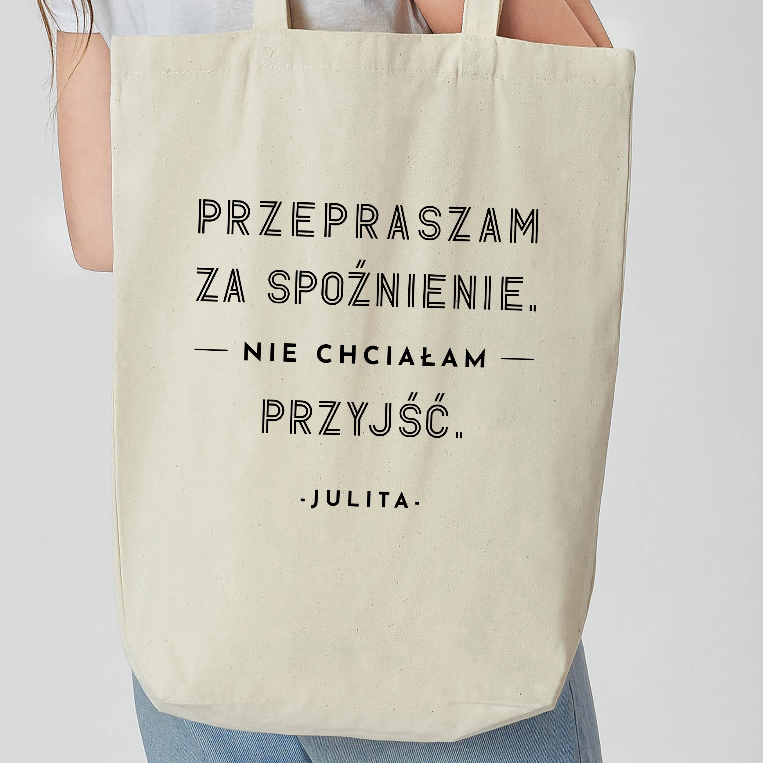 Personalizowana torba dla introwertyka prezent dla introwertyka śmieszna torba na zakupy prezent dla samotnika