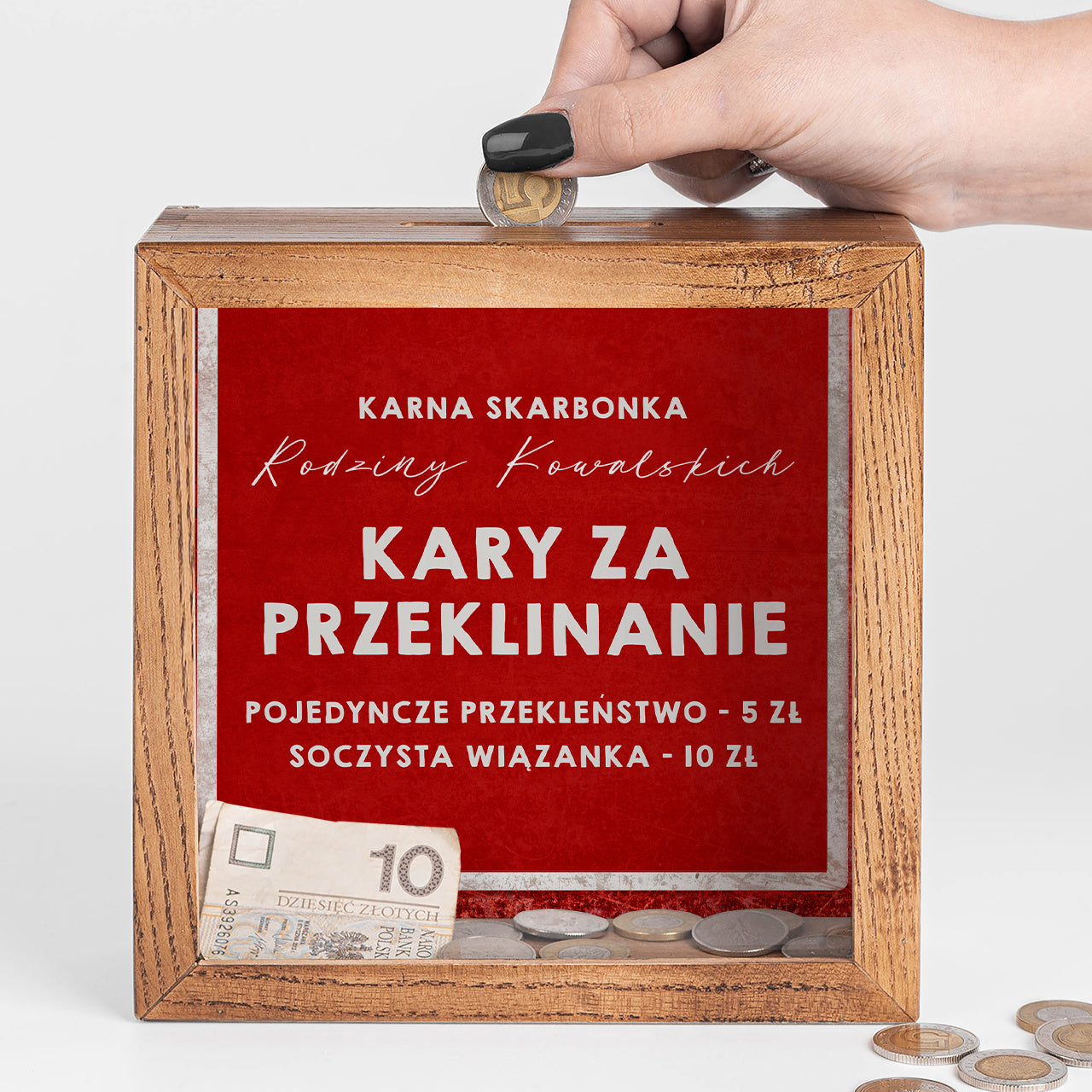 Karna skarbonka za przeklinanie - śmieszny prezent