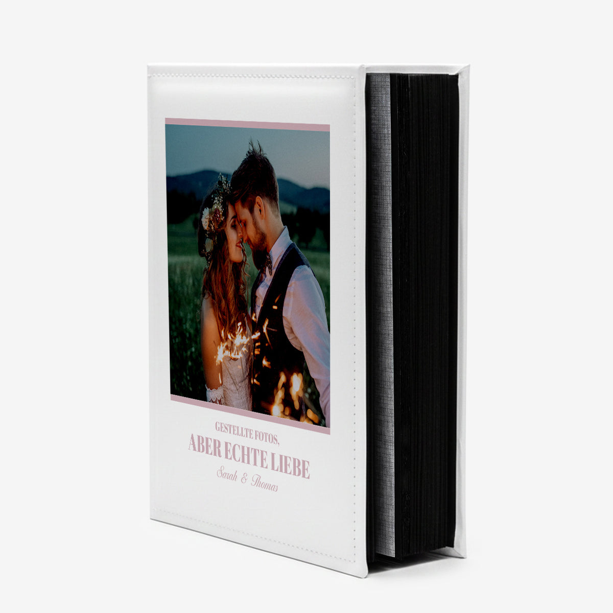 Fotoalbum zum Einkleben - Echte Liebe Geschenk für ein Paar