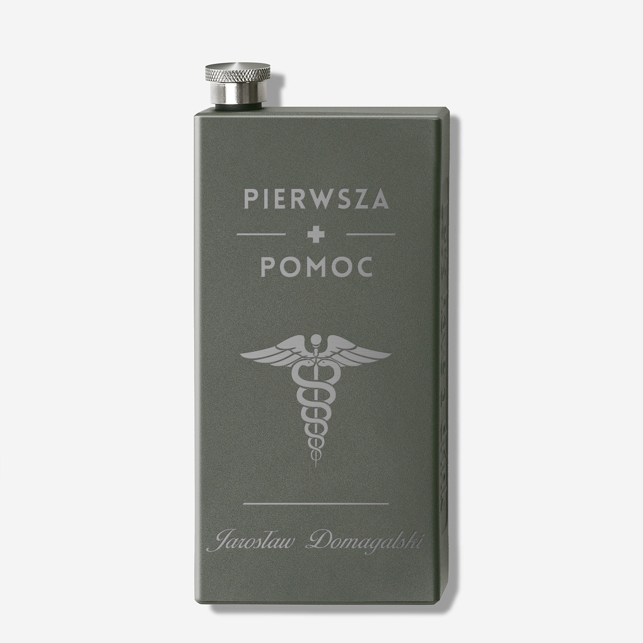 Grawerowana piersiówka dla mężczyzny piersiówka z grawerem prezent dla mężczyzny elegancka piersiówka