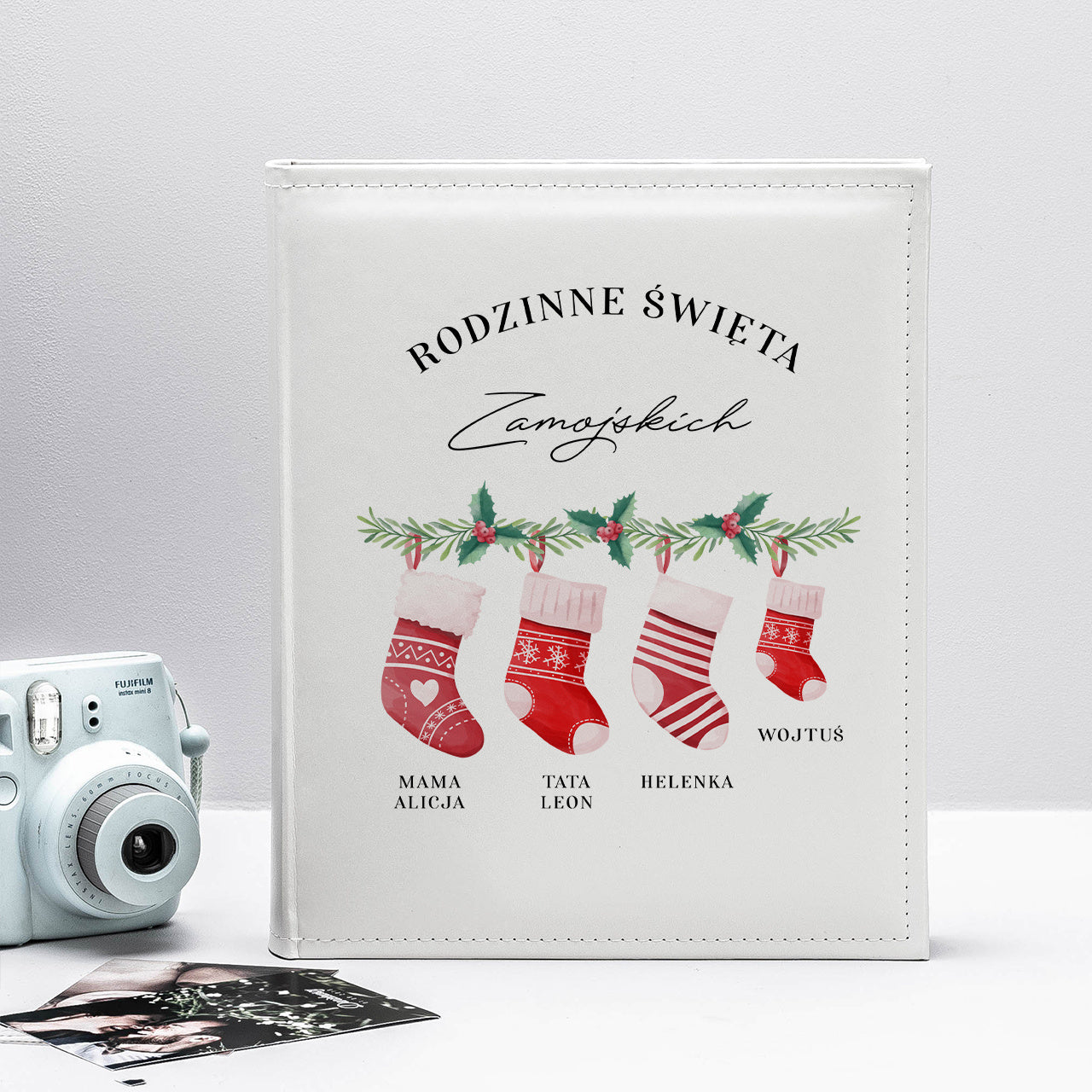 Personalizowany album na Gwiazdkę - rodzinne święta