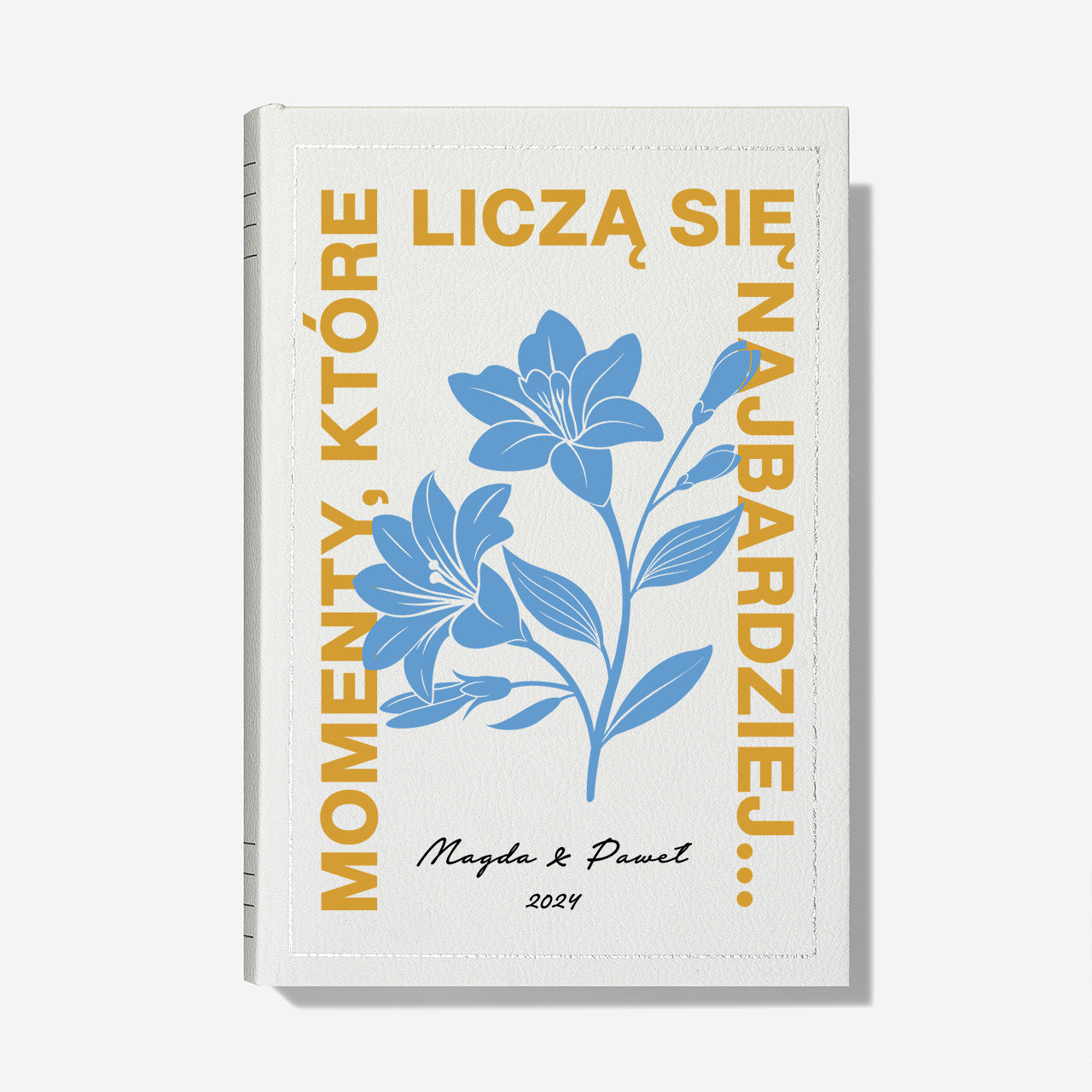 Pudełko w kształcie książki na prezent dla pary