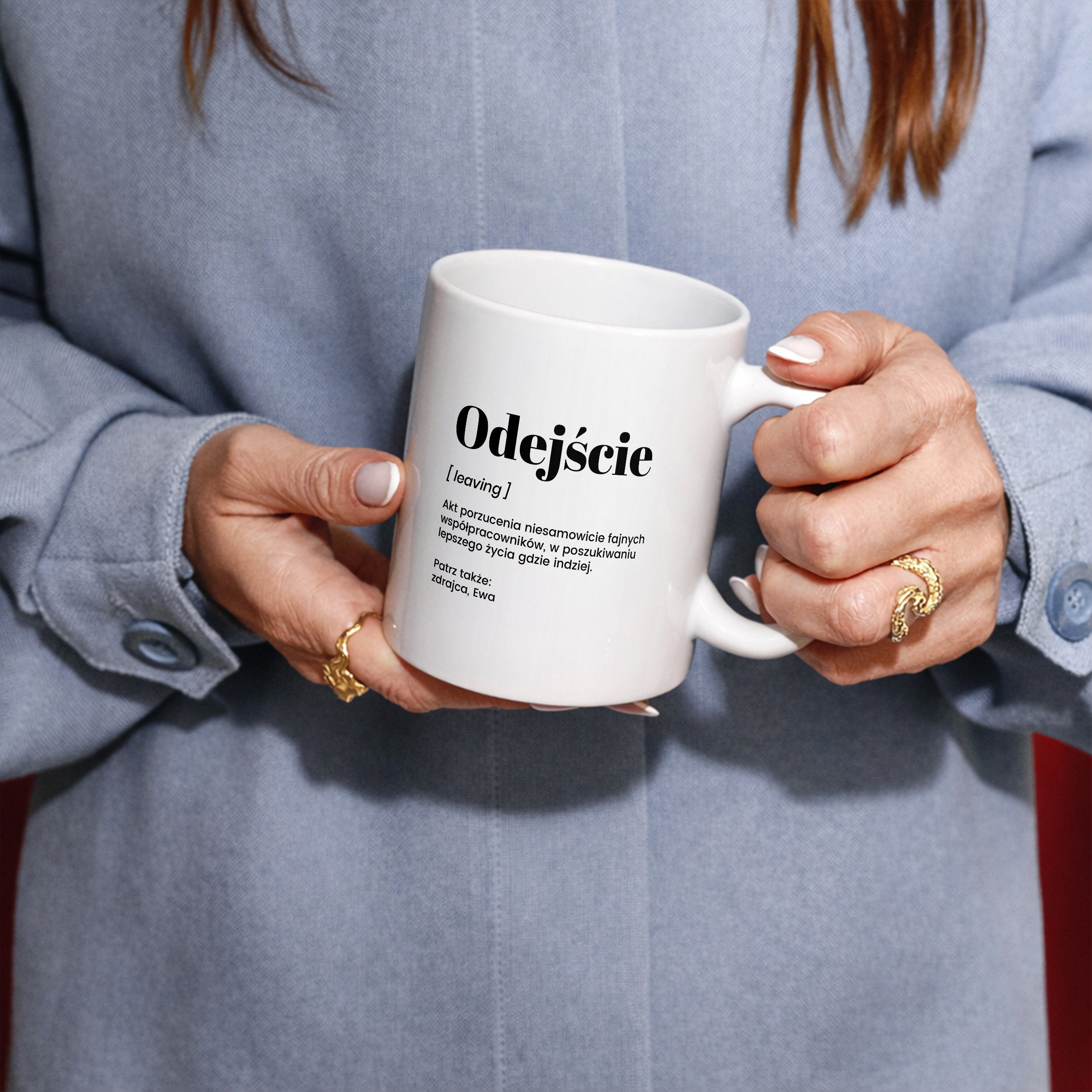 Personalizowany kubek dla koleżanki na odejście z pracy