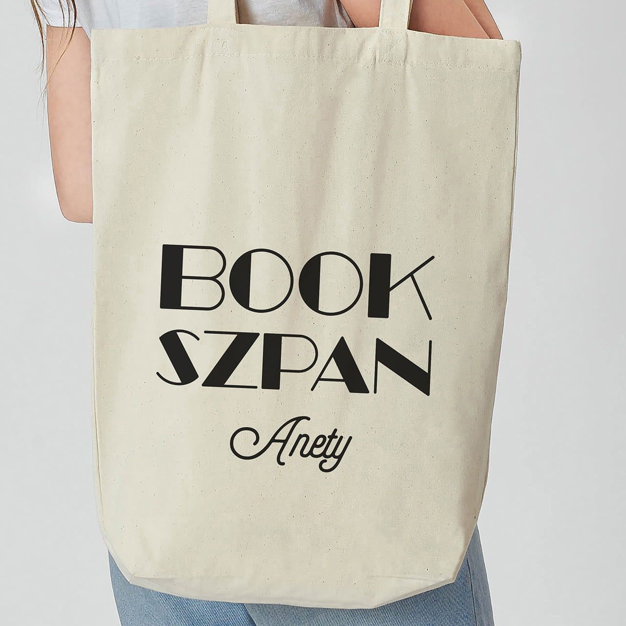 Torba na książki dla mola książkowego - book szpan prezent dla mola książkowego personalizowana torba