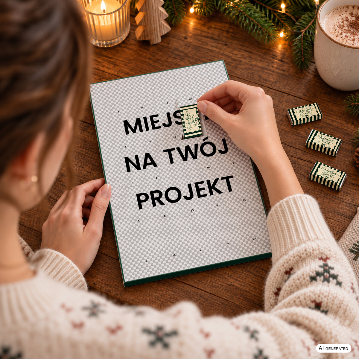 Kalendarz adwentowy personalizowany - twój projekt