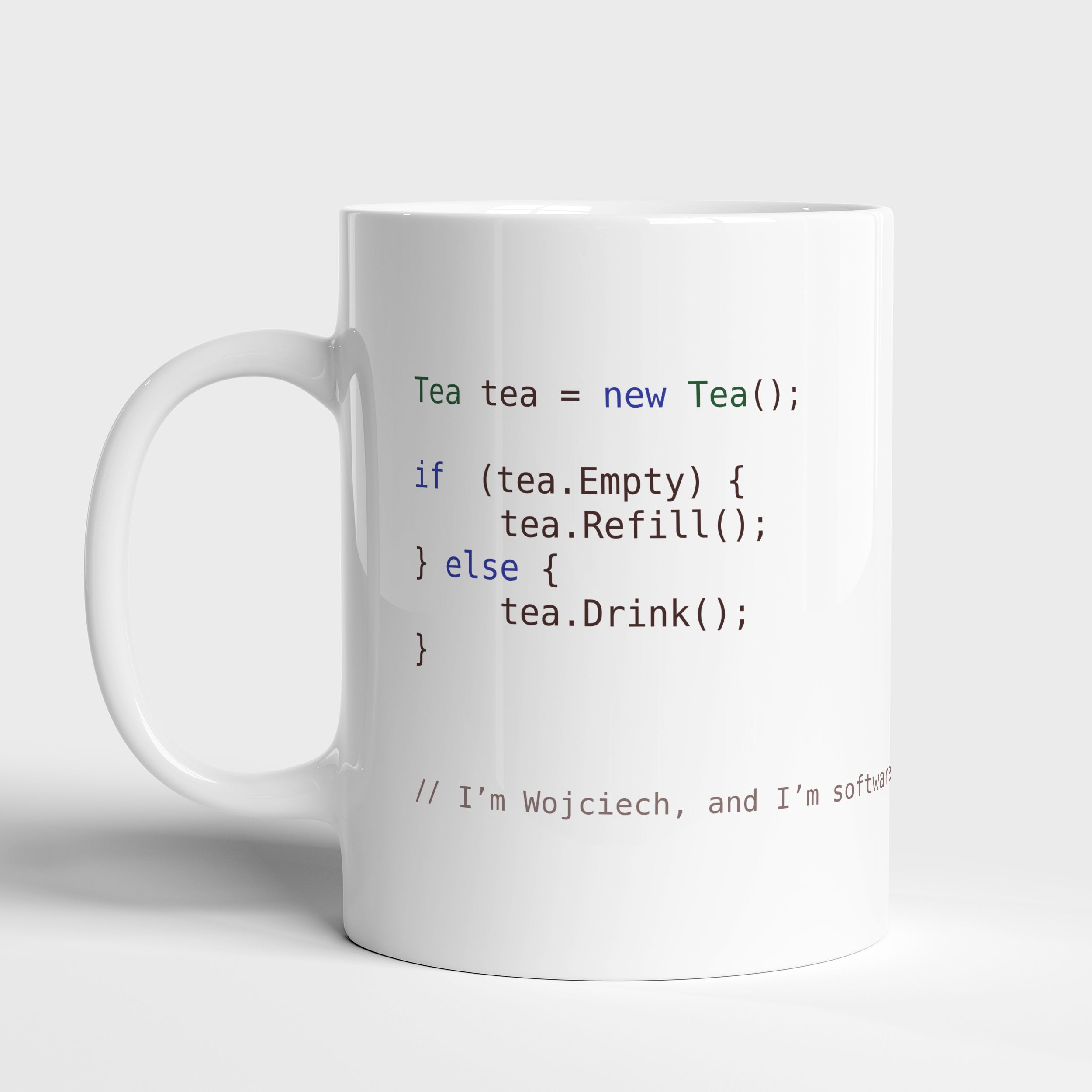 Kubek dla programisty Tea Software Developer