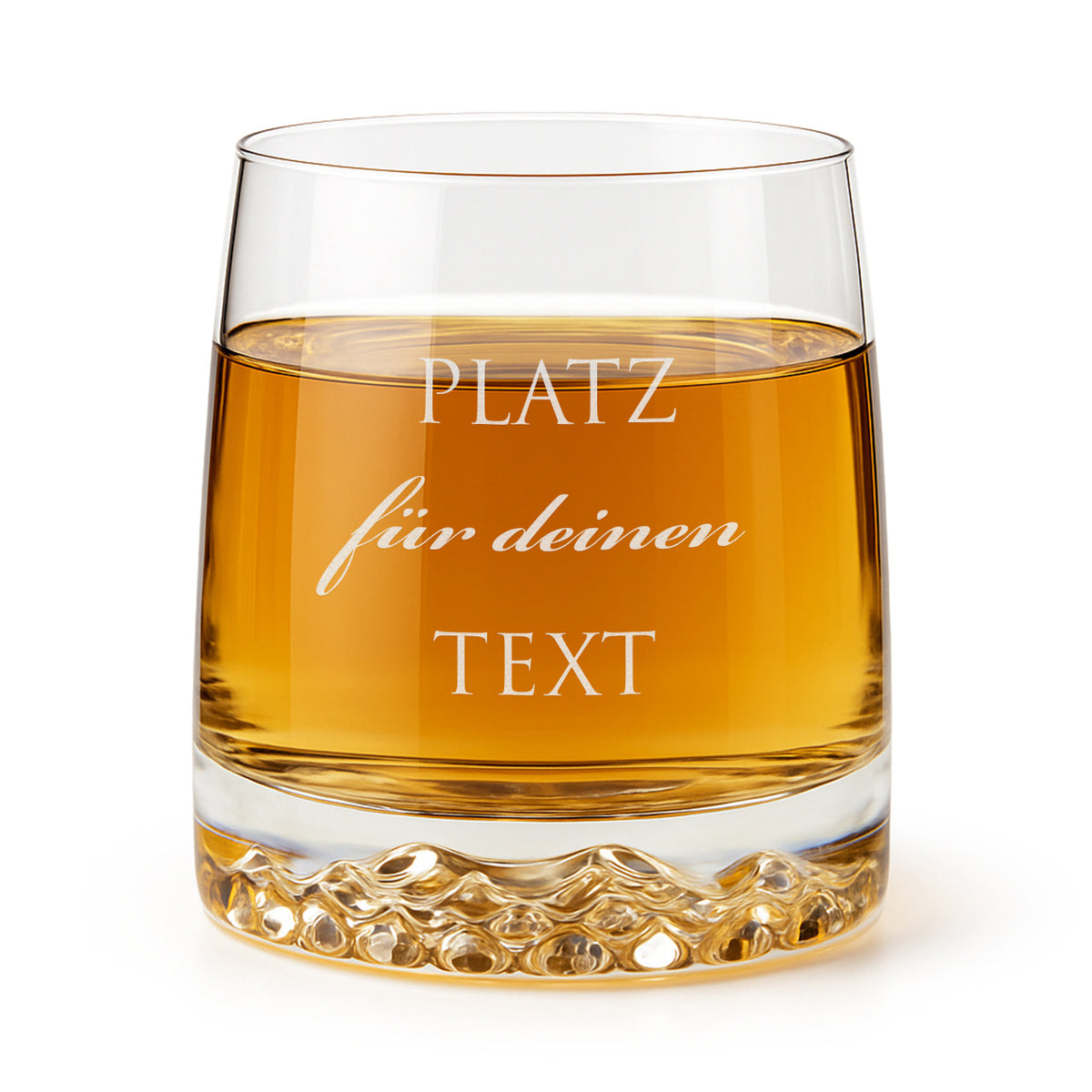 Graviertes Whiskyglas - DEIN TEXT