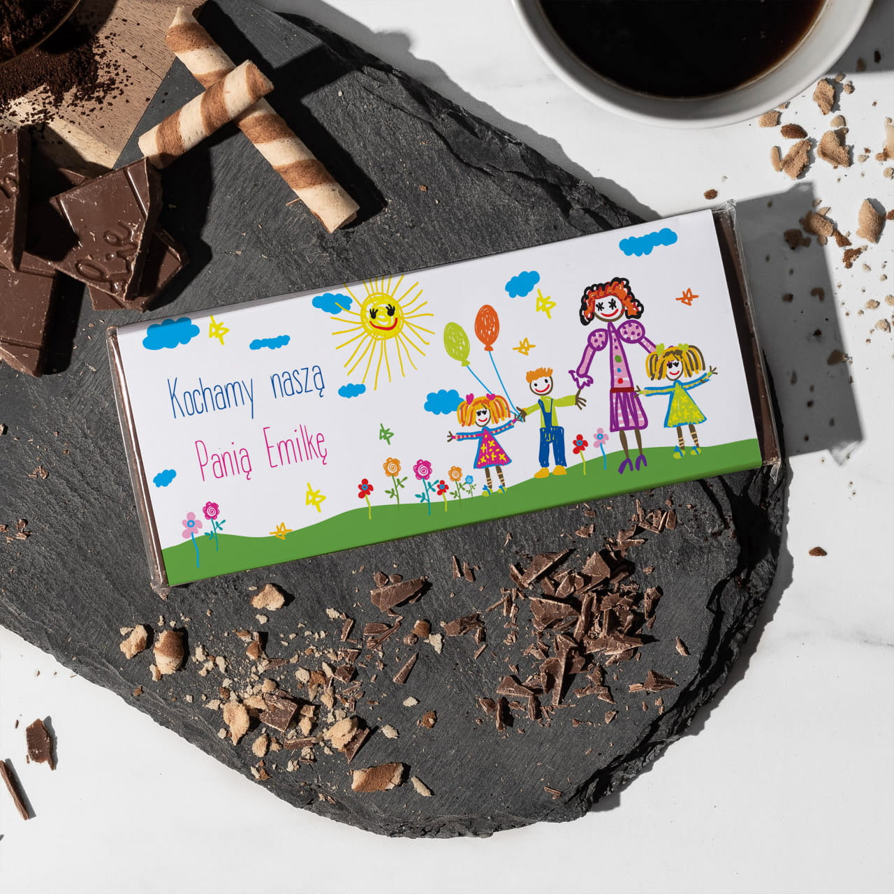 Czekolada dla przedszkolanki - rysunki