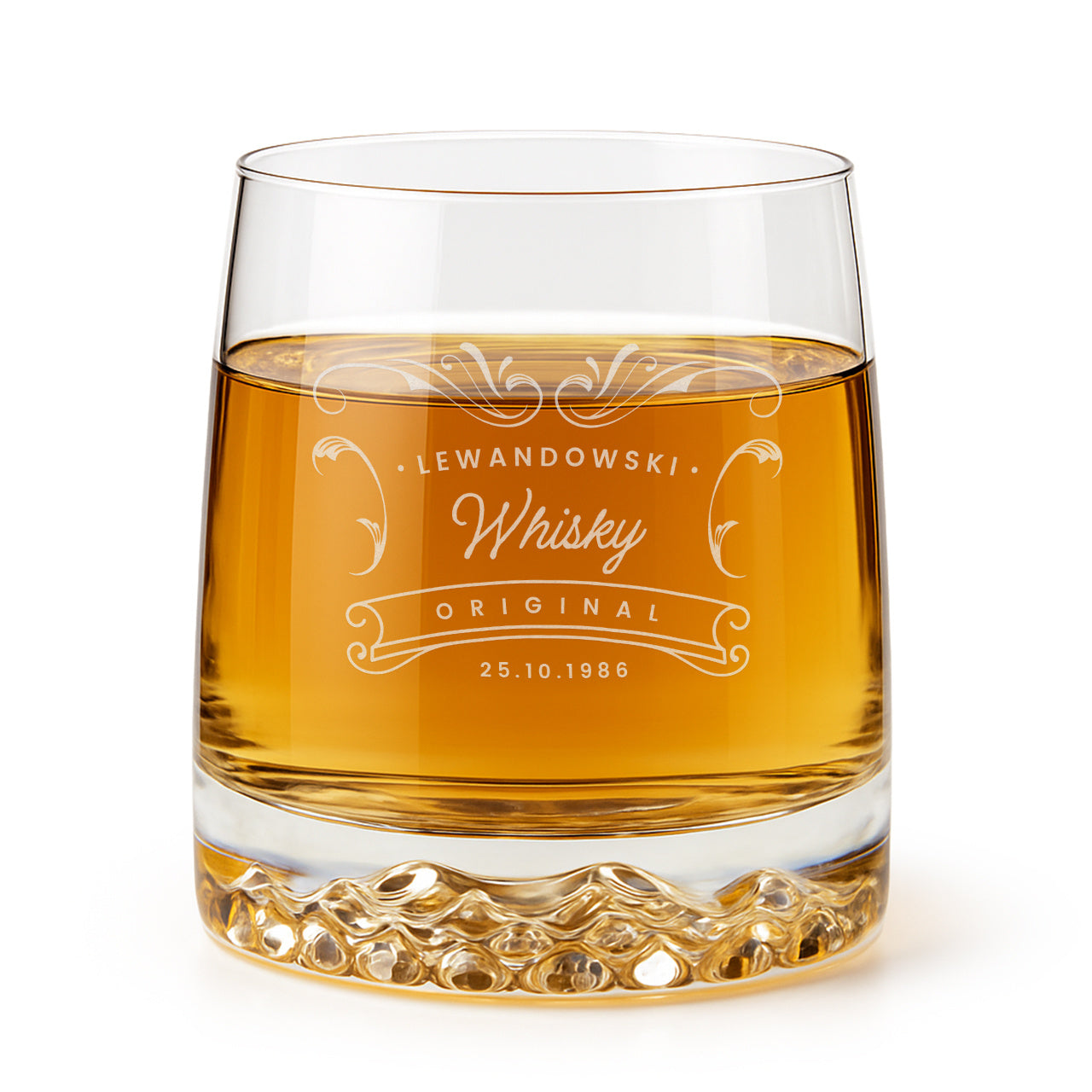 Personalizowana szklanka do whisky - elegancki prezent dla konesera whisky szklanka z grawerem  