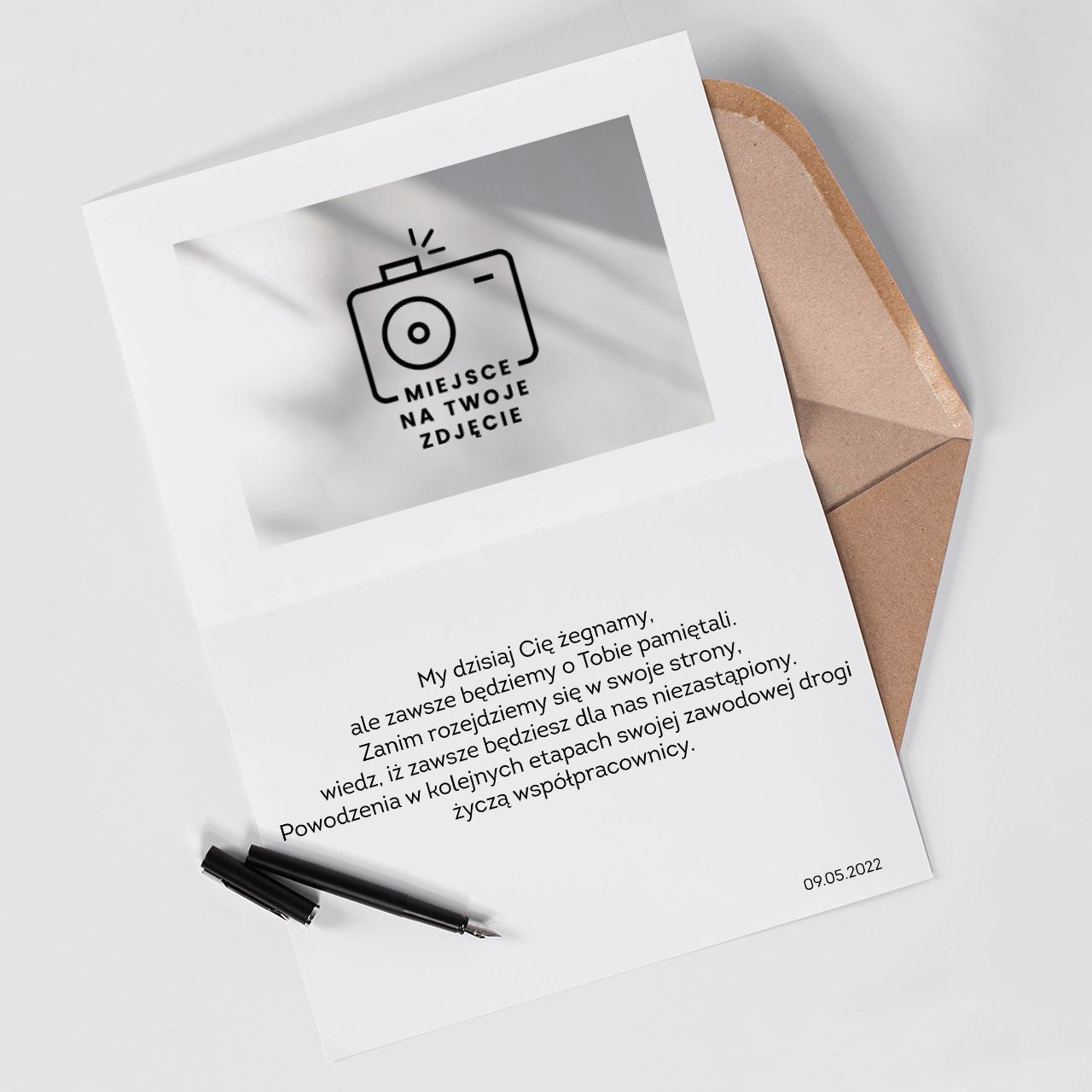 Kartka na odejście kolegi z pracy A4 - E-MAIL