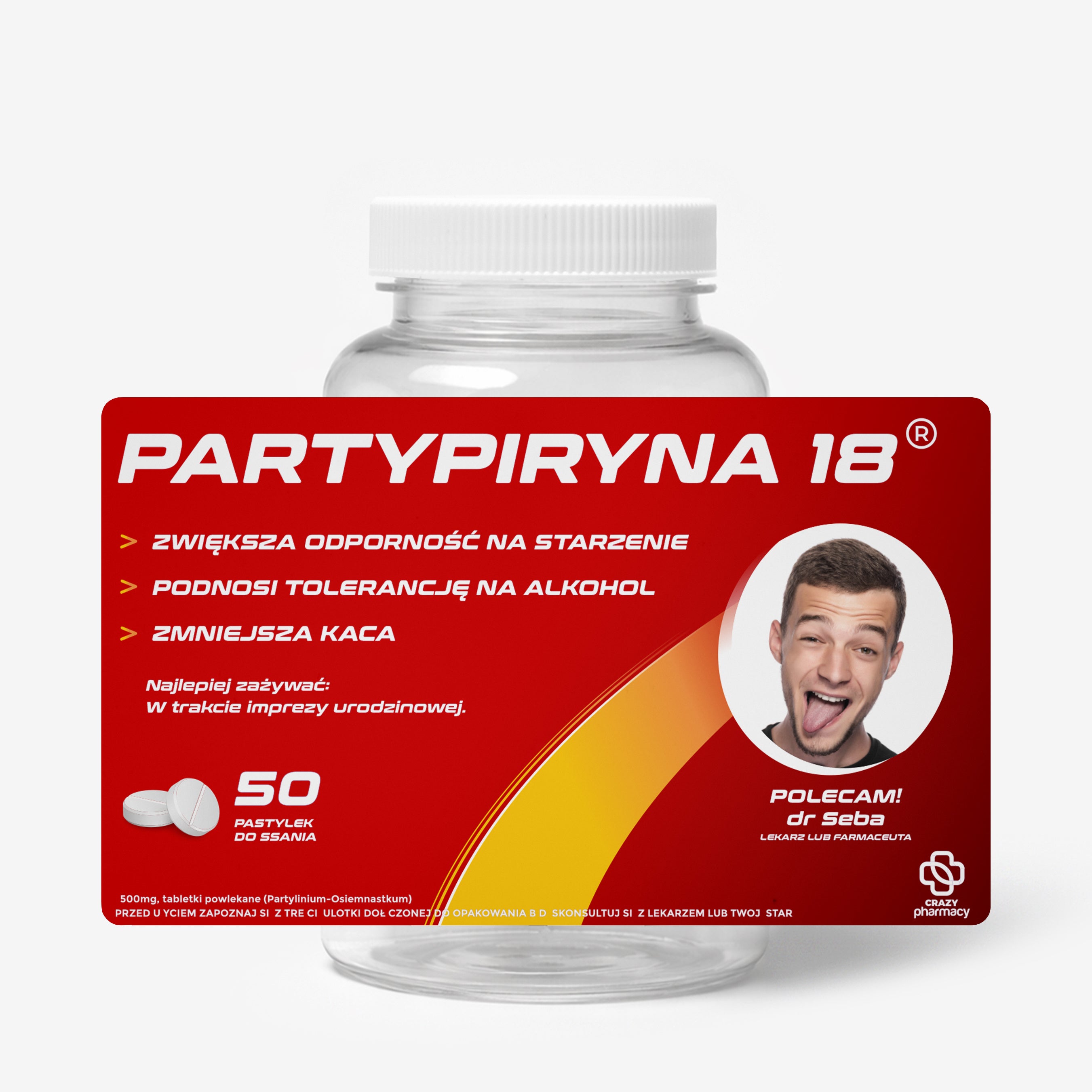 Personalizowany pojemnik na cukierki - śmieszny prezent dla imprezowicza