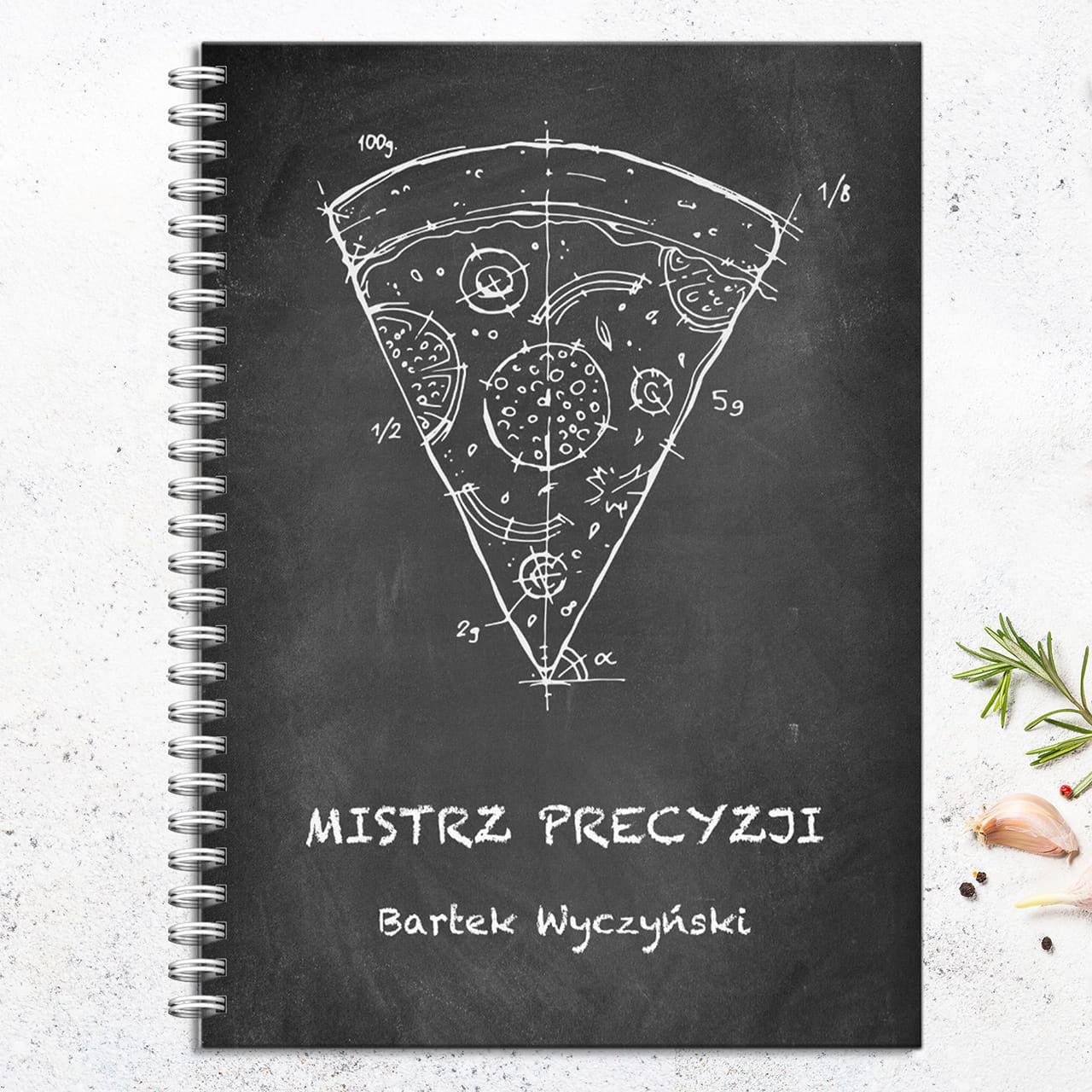 Przepiśnik z personalizacją na prezent dla inżyniera praktyczny prezent dla inżyniera