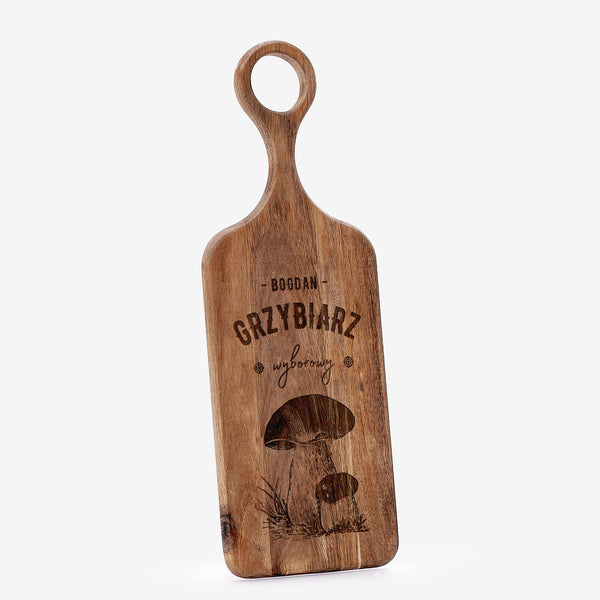 Deska kuchenna na prezent dla grzybiarza