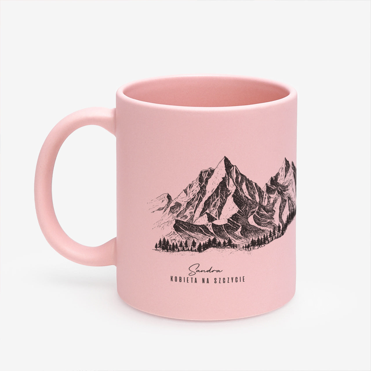 Kubek z górami - prezent dla miłośniczki gór kubek z nadrukiem prezent dla niej dla przyjaciółki