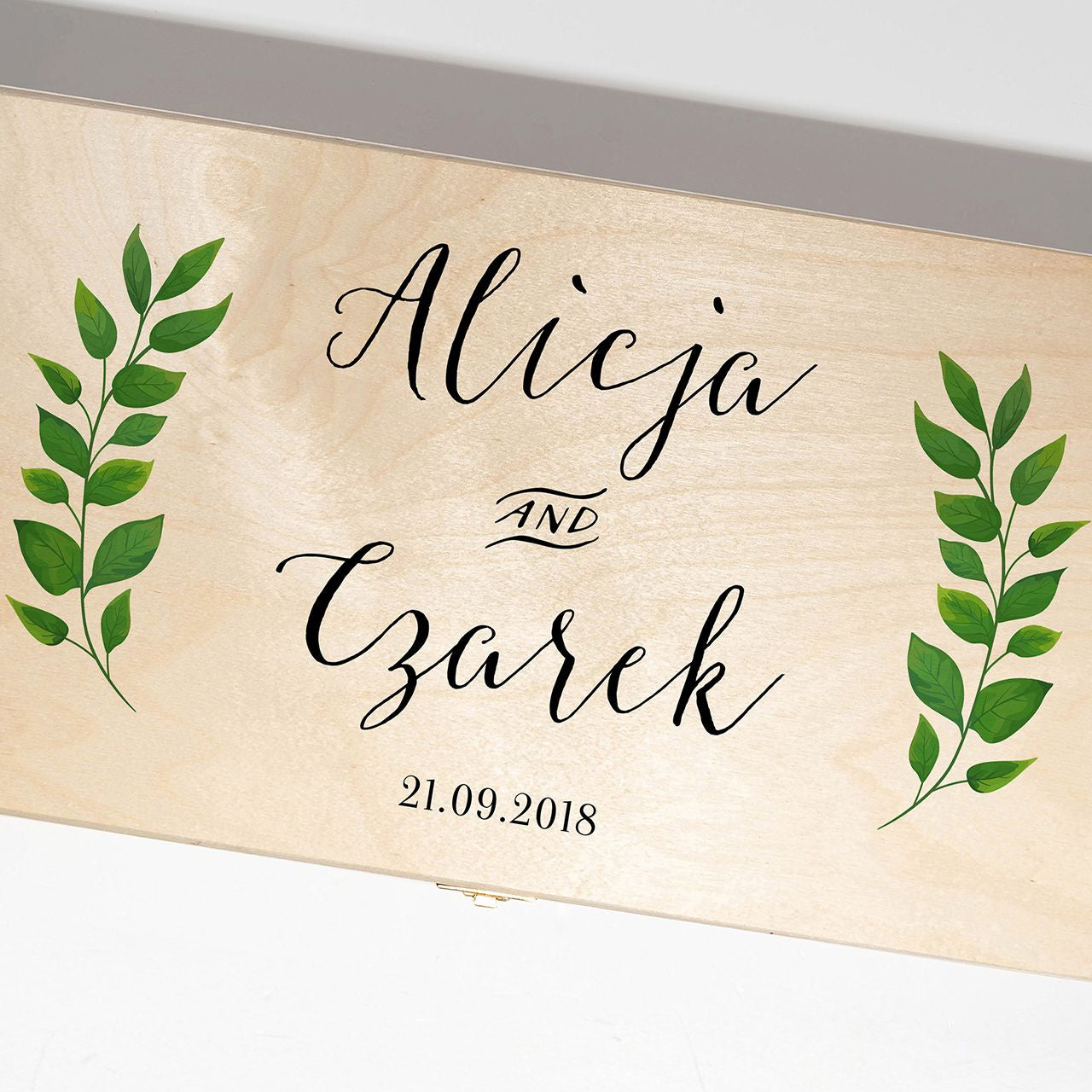 Podwójna skrzynka na rocznicę ślubu prezent na rocznicę ślubu skrzynka na wino skrzynka personalizowana