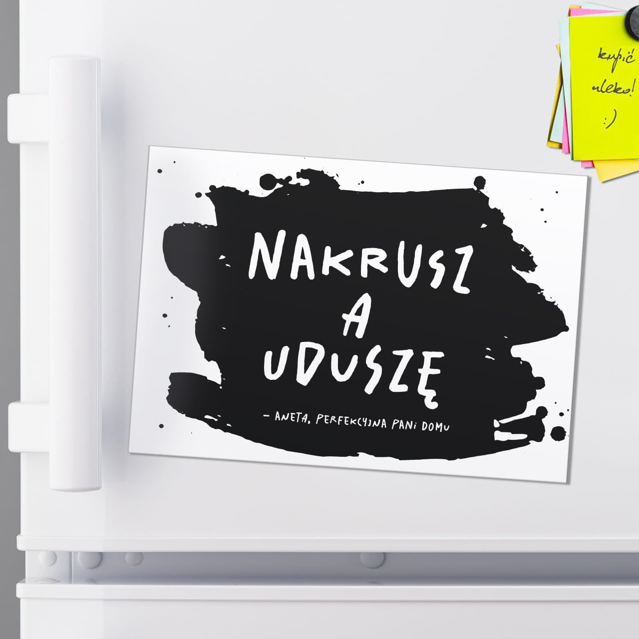 Magnes na lodówkę - upominek dla pedanta personalizowany magnes prezent dla pedanta prezent dla perfekcjonisty