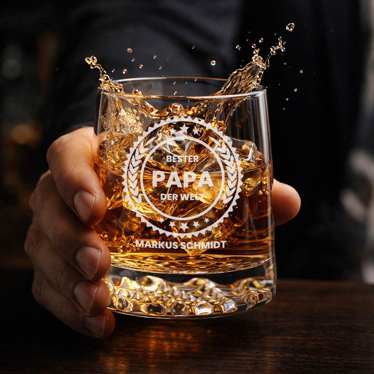 Whiskyglas mit Gravur GESCHENK FÜR PAPA