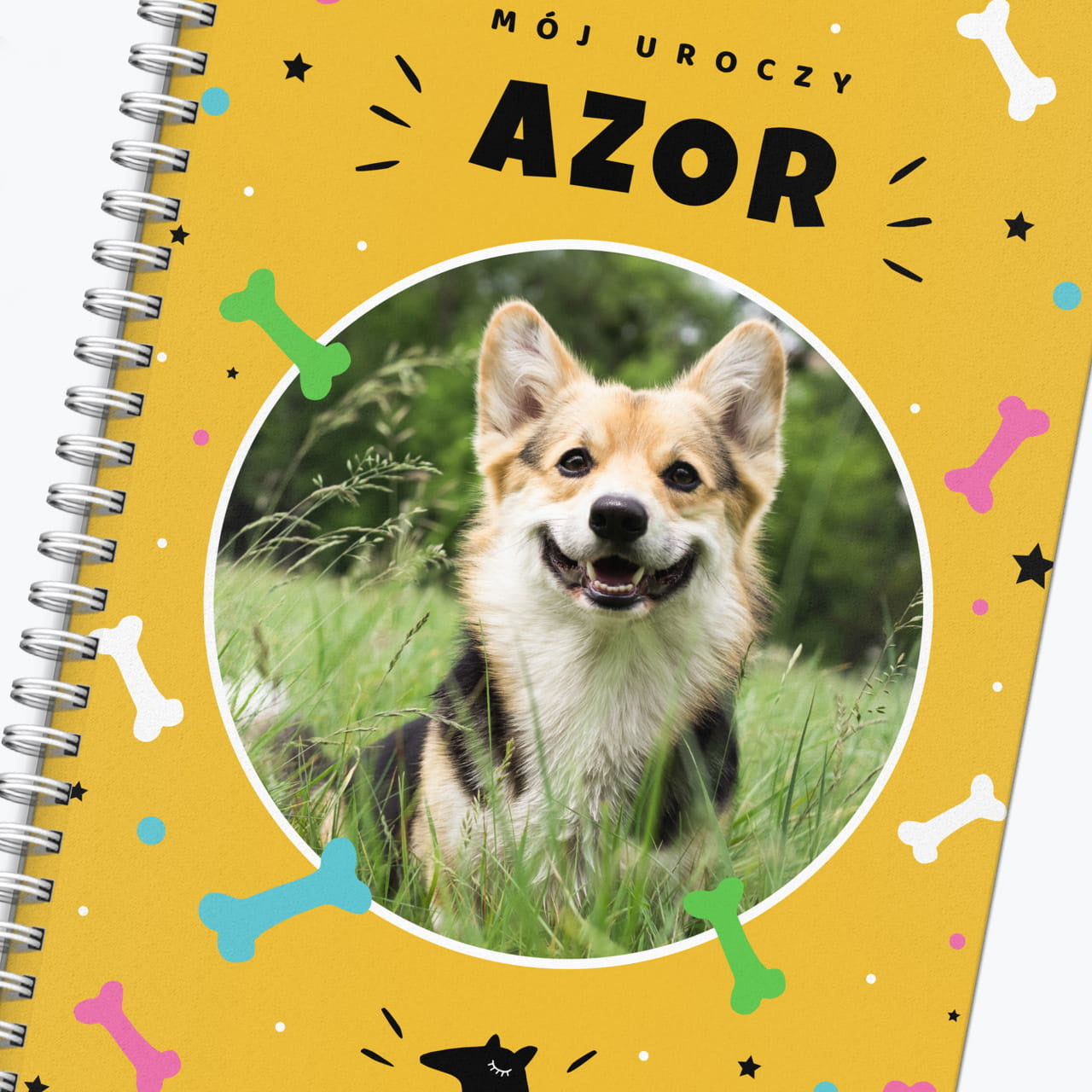 Notes ze zdjęciem - prezent dla psiarza prezent dla miłośnika psów notes personalizowany