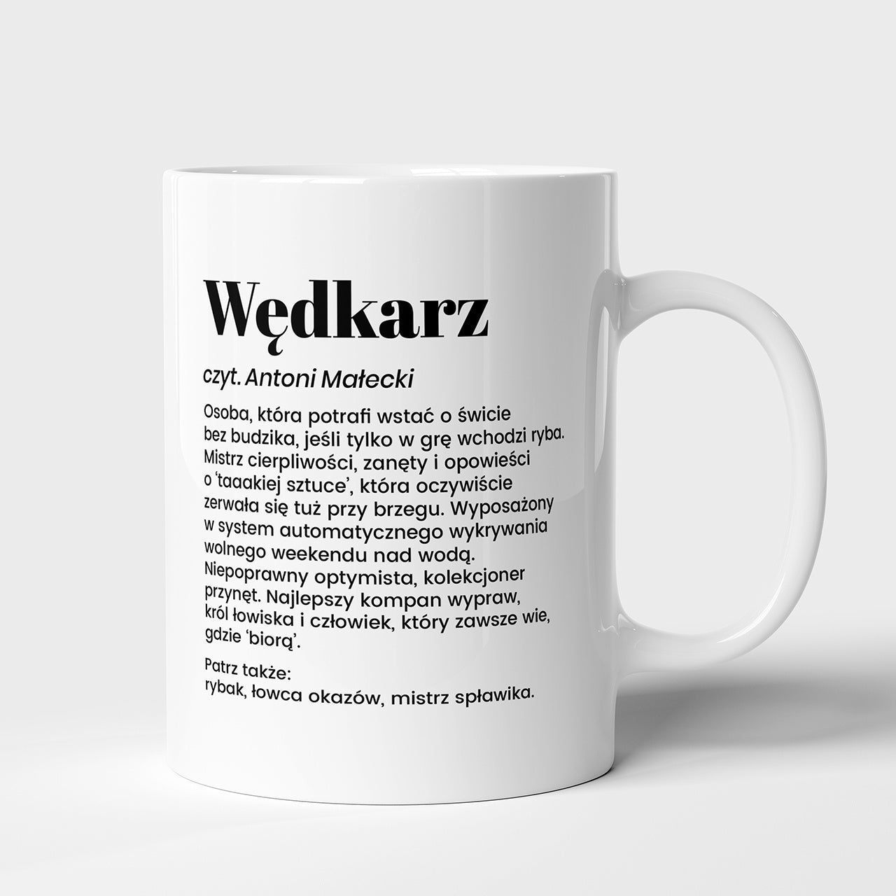 Personalizowany kubek dla wędkarza - definicja