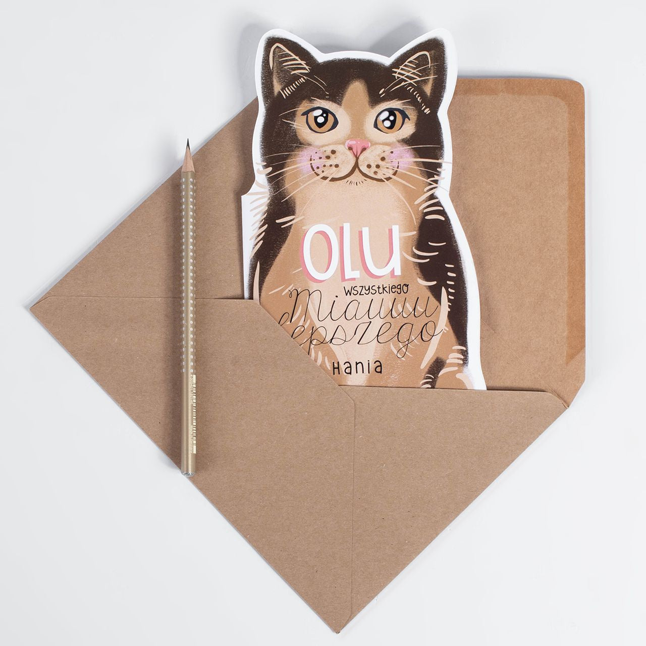 Kartka urodzinowa Kotek - pomysł na prezent dla kociary