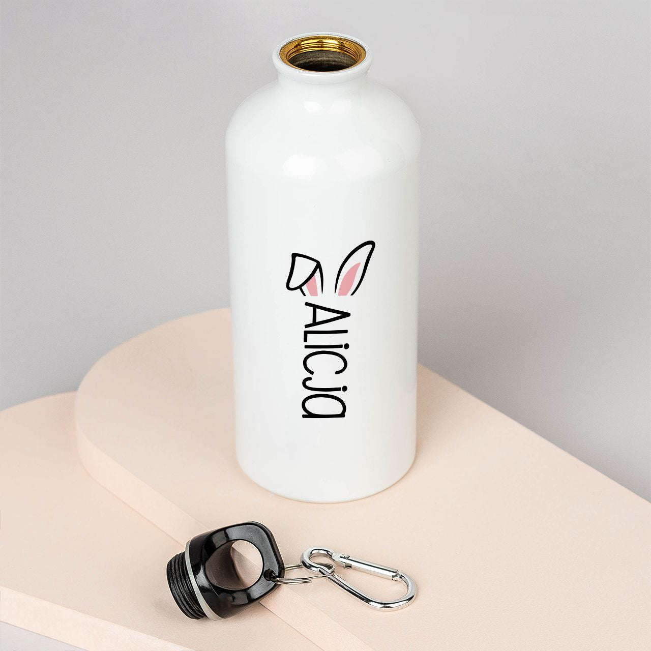 Personalizowany bidon z imieniem dla dziecka- zajączek