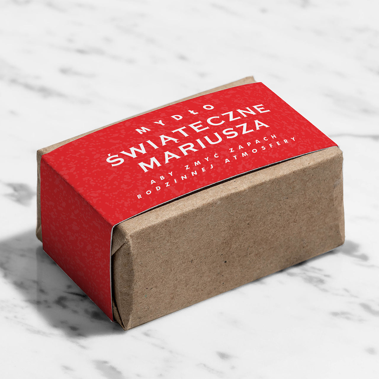 Mydełko świąteczne - prezent dla męża na Mikołajki personalizowane mydło świąteczne