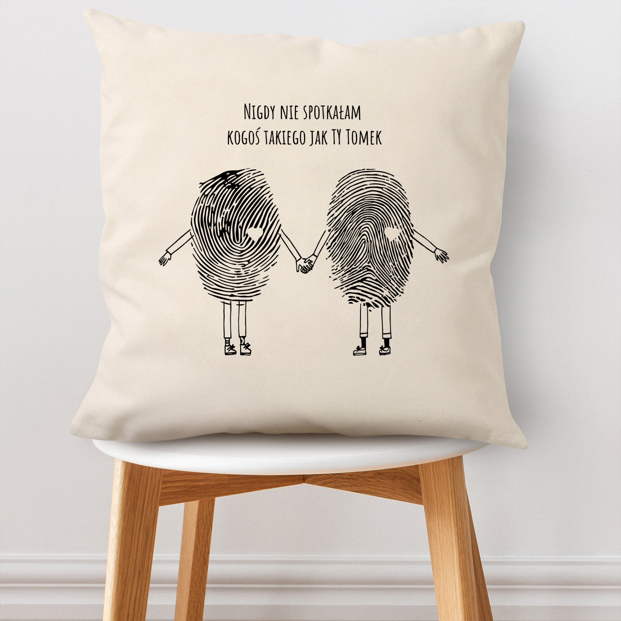 Poduszka walentynkowa - prezent dla dwojga prezent na walentynki prezent dla pary poduszka na walentynki