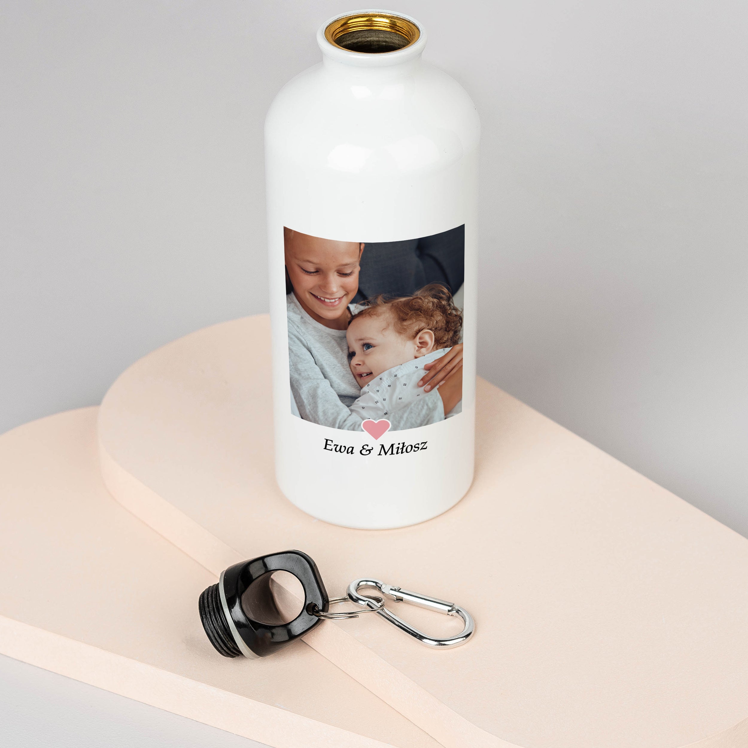 Bidon personalizowany dla mamy - kolaż zdjęć
