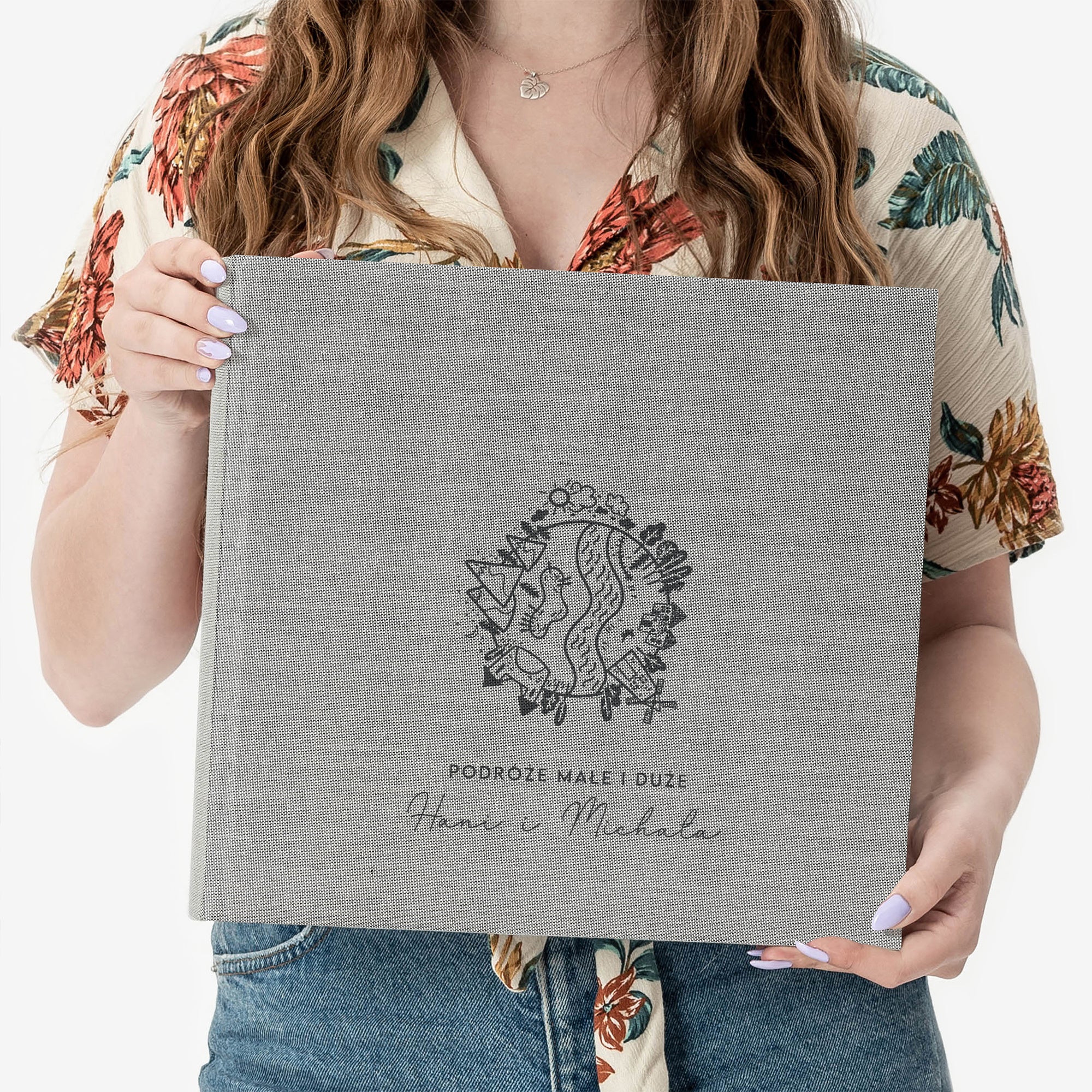 Duży album na zdjęcia z okazji Ślubu dla znajomych prezent na ślub prezent z okazji ślubu prezent dla znajomych