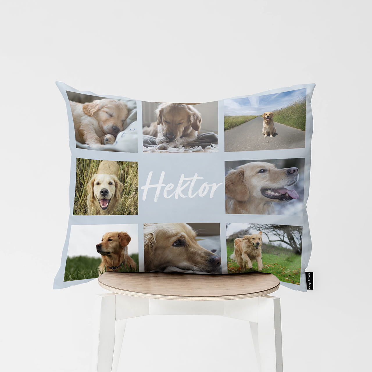 Duża poduszka dla miłośnika psów poduszka personalizowana prezent dla psiarza prezent dla miłośnika psów