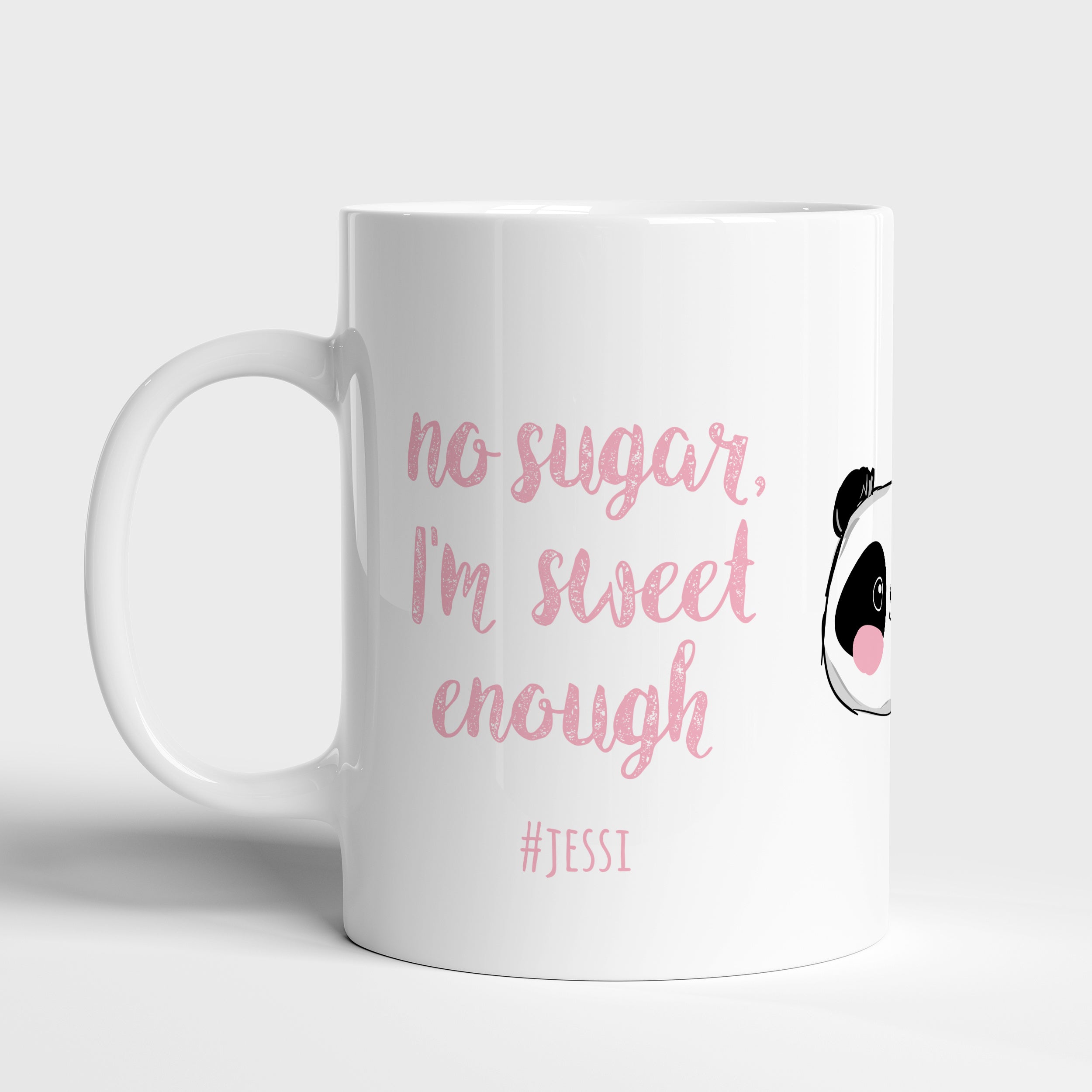 Kubek dla dziewczyny - No Sugar But Sweet - upominek na Walentynki
