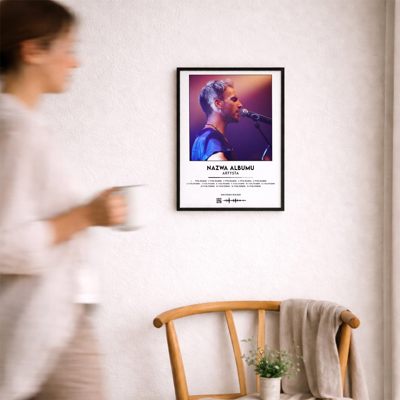 Plakat ze zdjęciem - piosenka